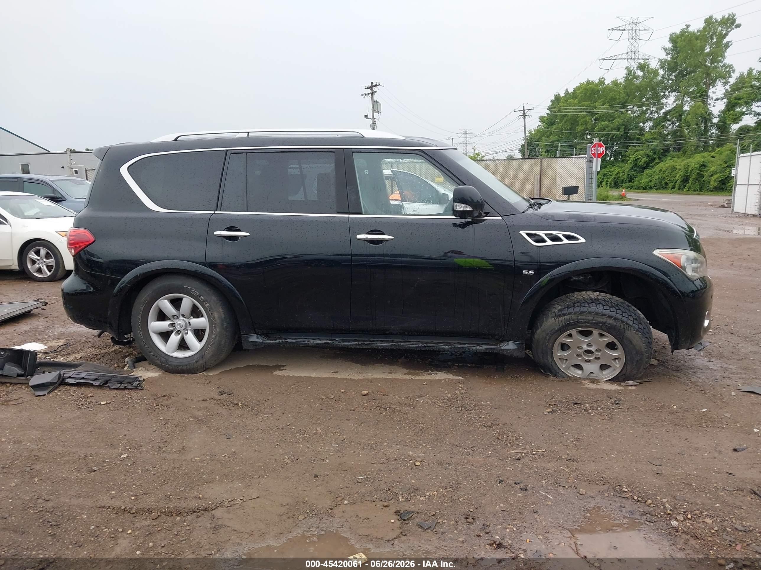 2014 Infiniti Qx80 Black vin: JN8AZ2NE5E9066531