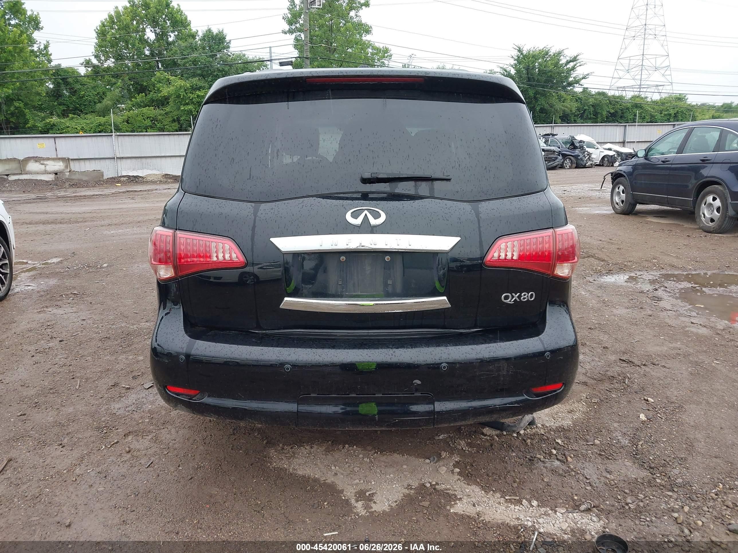 2014 Infiniti Qx80 Black vin: JN8AZ2NE5E9066531