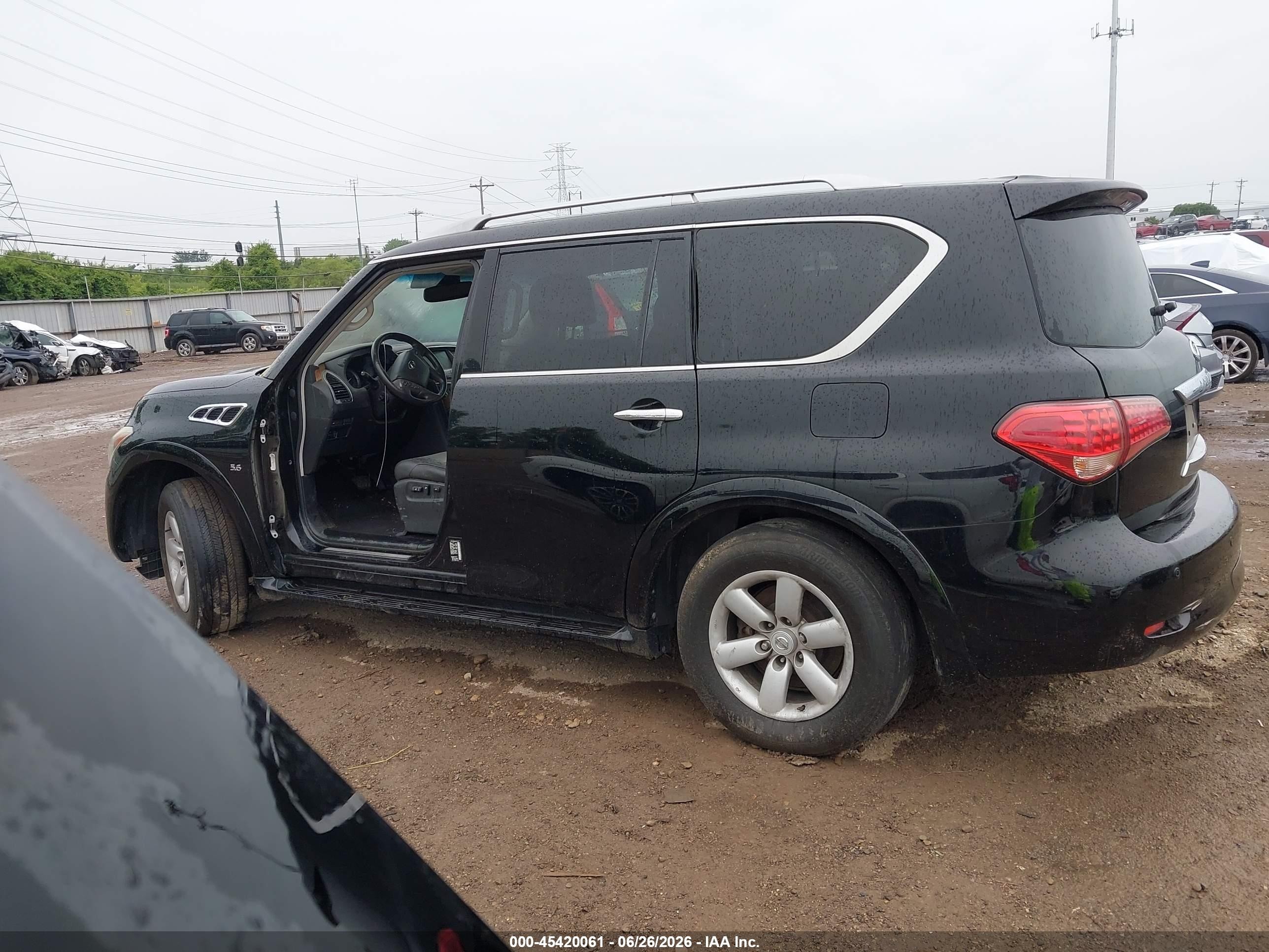 2014 Infiniti Qx80 Black vin: JN8AZ2NE5E9066531