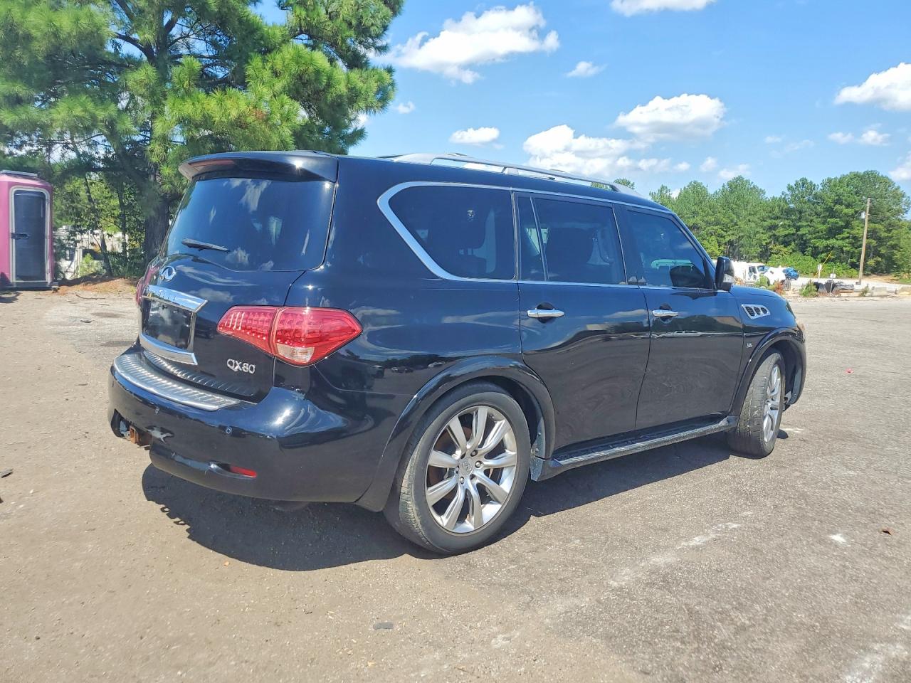 2014 Infiniti Qx80 Base Black vin: JN8AZ2NE5E9066545