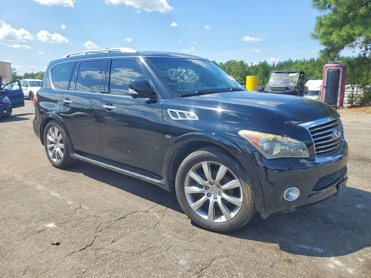 2014 Infiniti Qx80 Base Black vin: JN8AZ2NE5E9066545