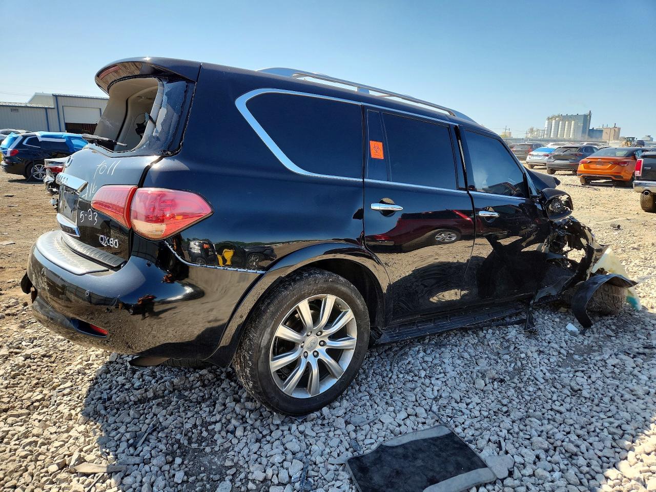 2014 Infiniti Qx80 Base Black vin: JN8AZ2NE5E9066562