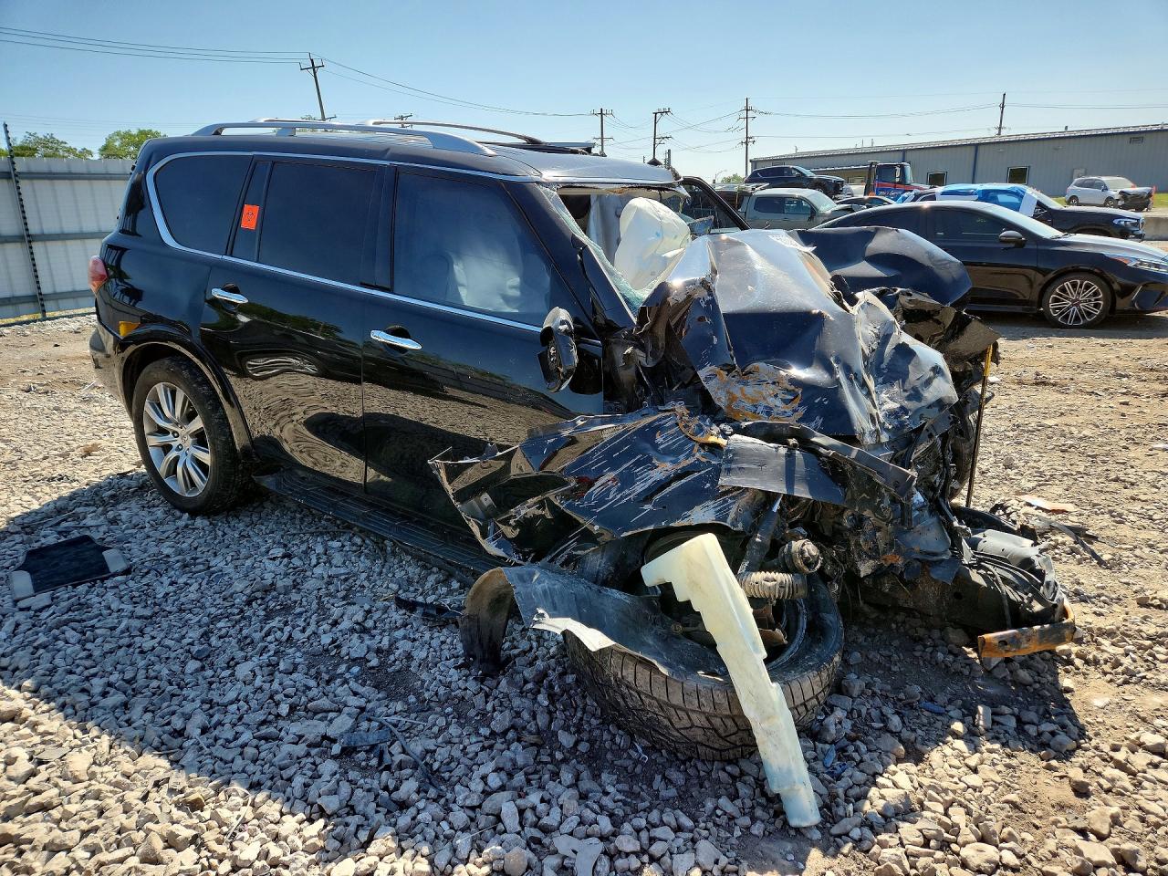 2014 Infiniti Qx80 Base Black vin: JN8AZ2NE5E9066562