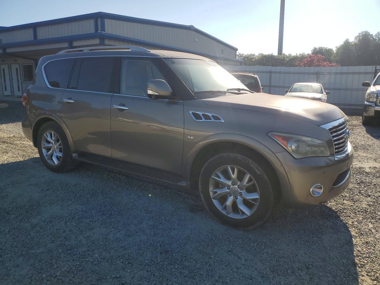 2014 Infiniti Qx80 Base Желто-коричневый vin: JN8AZ2NE5E9067906