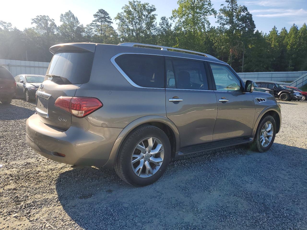 2014 Infiniti Qx80 Base Желто-коричневый vin: JN8AZ2NE5E9067906