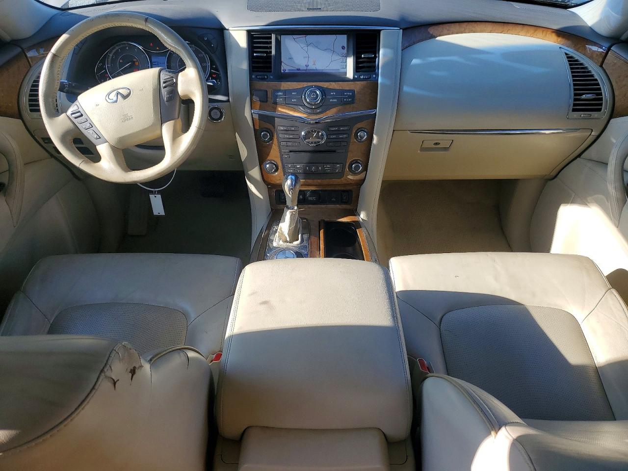 2014 Infiniti Qx80 Base Желто-коричневый vin: JN8AZ2NE5E9067906