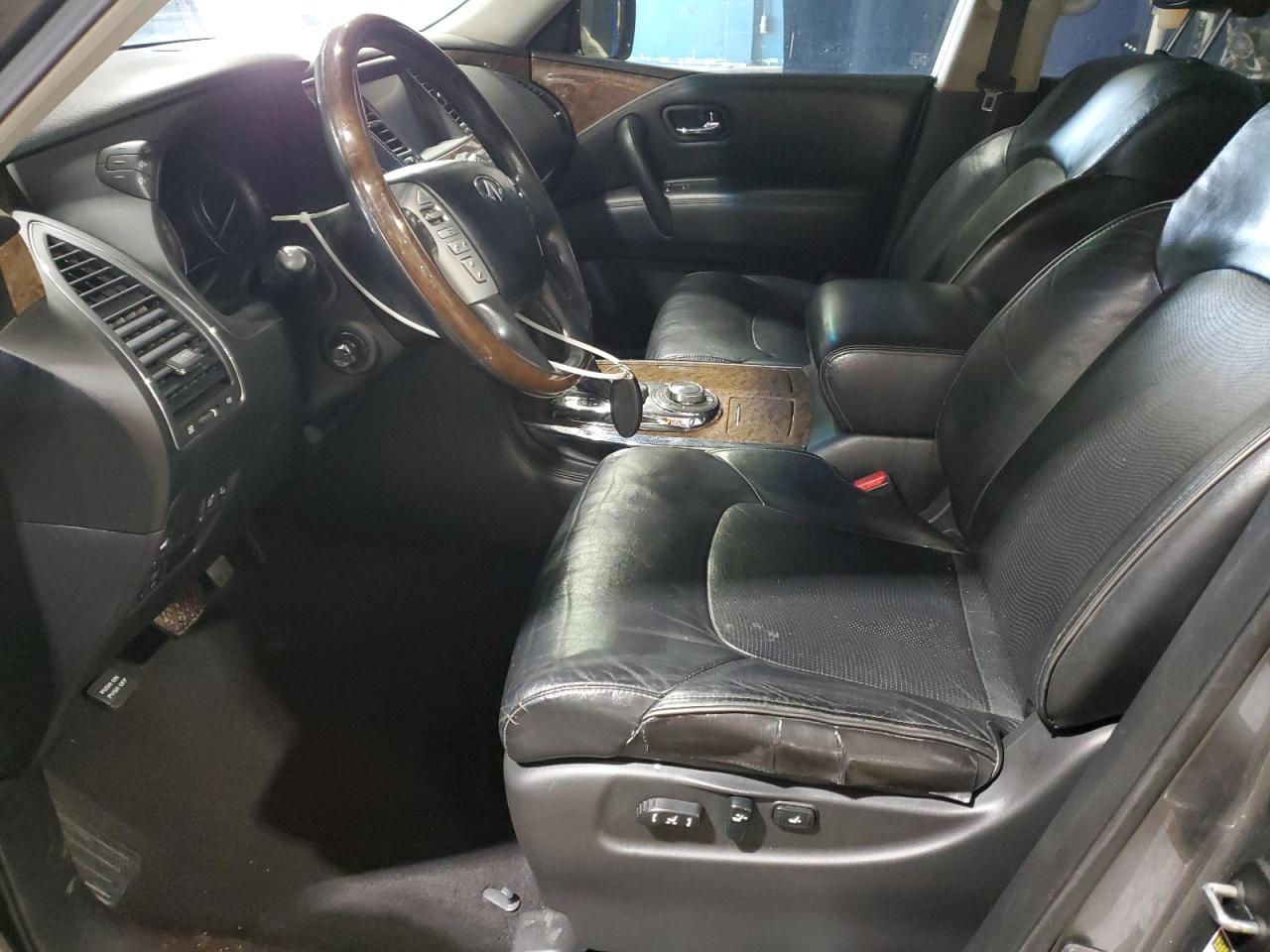 2015 Infiniti Qx80 Gray vin: JN8AZ2NE5F9083542