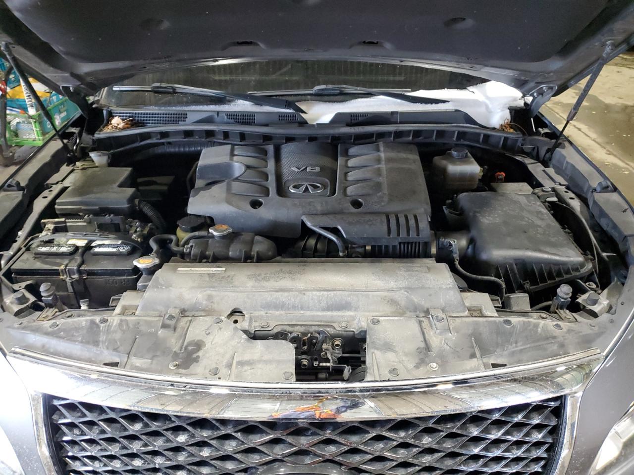 2015 Infiniti Qx80 Gray vin: JN8AZ2NE5F9083542