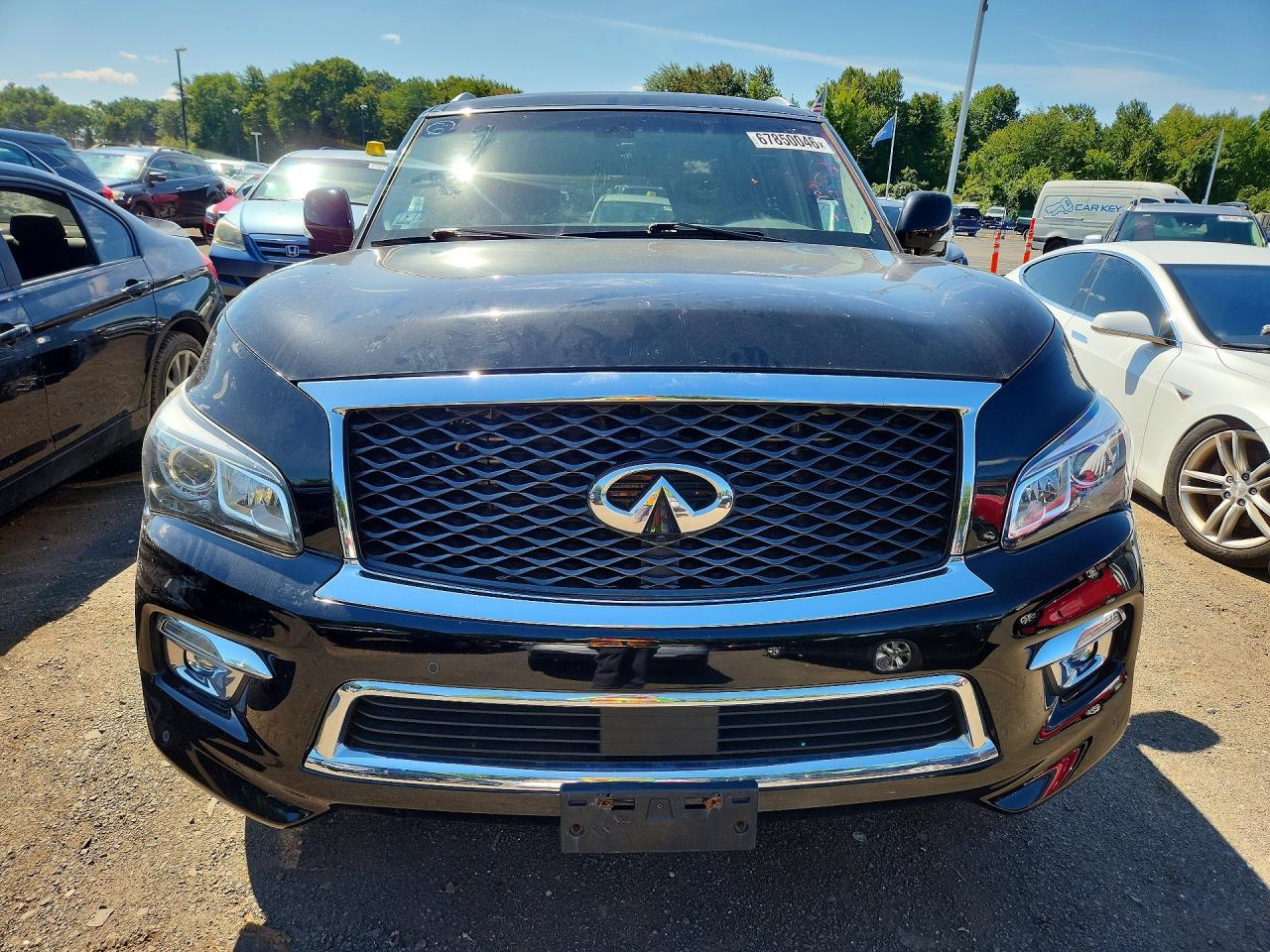 2015 Infiniti Qx80 Base Black vin: JN8AZ2NE5F9084187