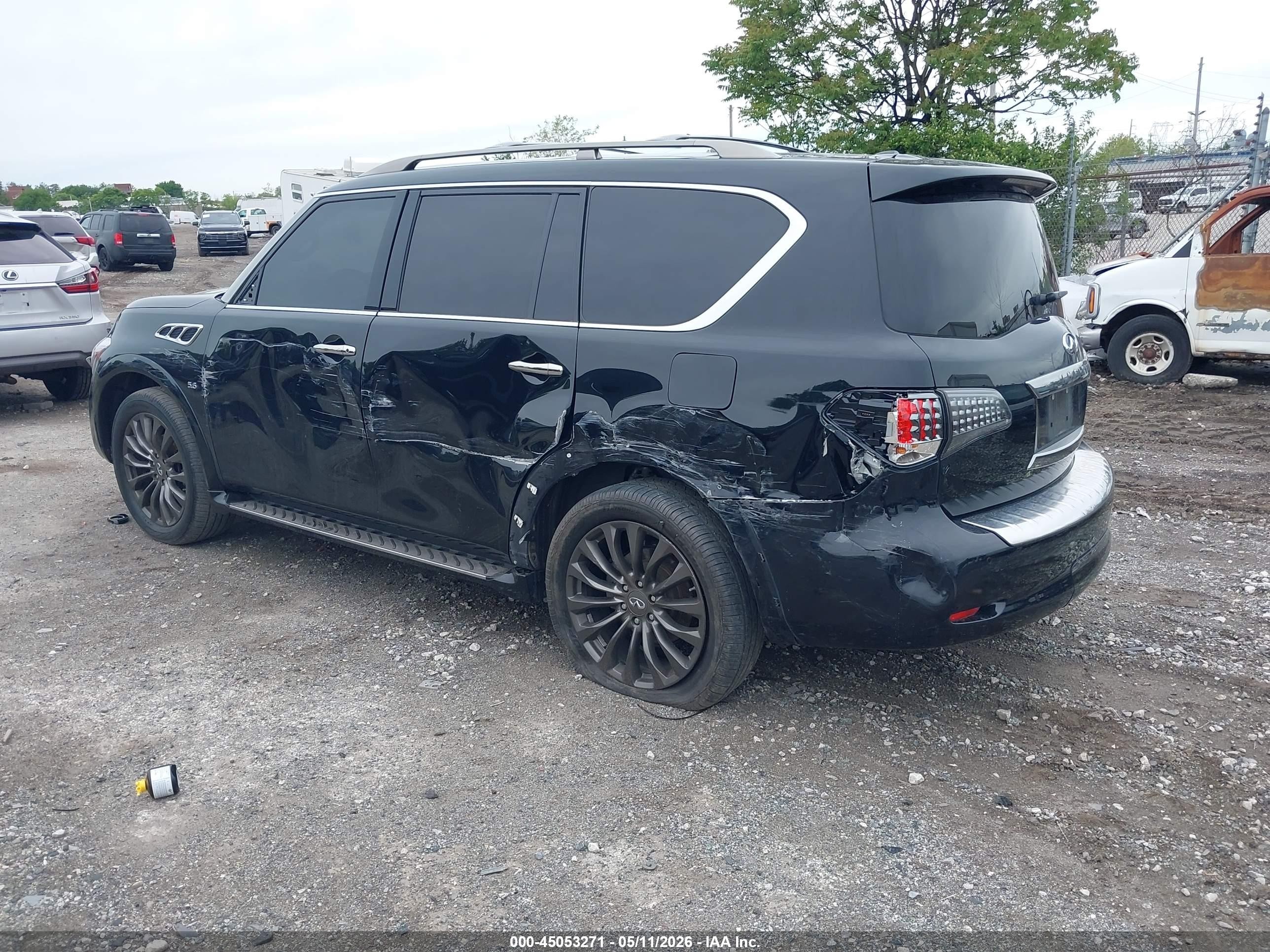 2015 Infiniti Qx80 Limited Black vin: JN8AZ2NE5F9084884