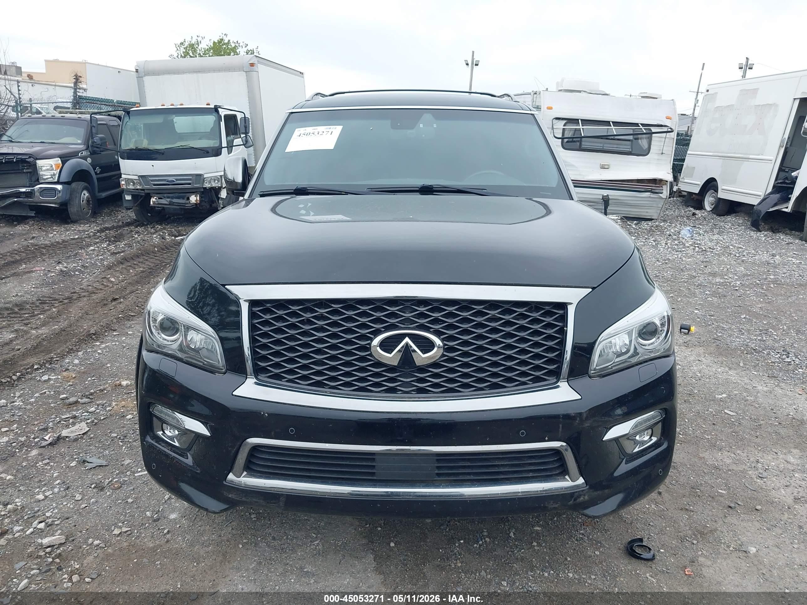 2015 Infiniti Qx80 Limited Black vin: JN8AZ2NE5F9084884