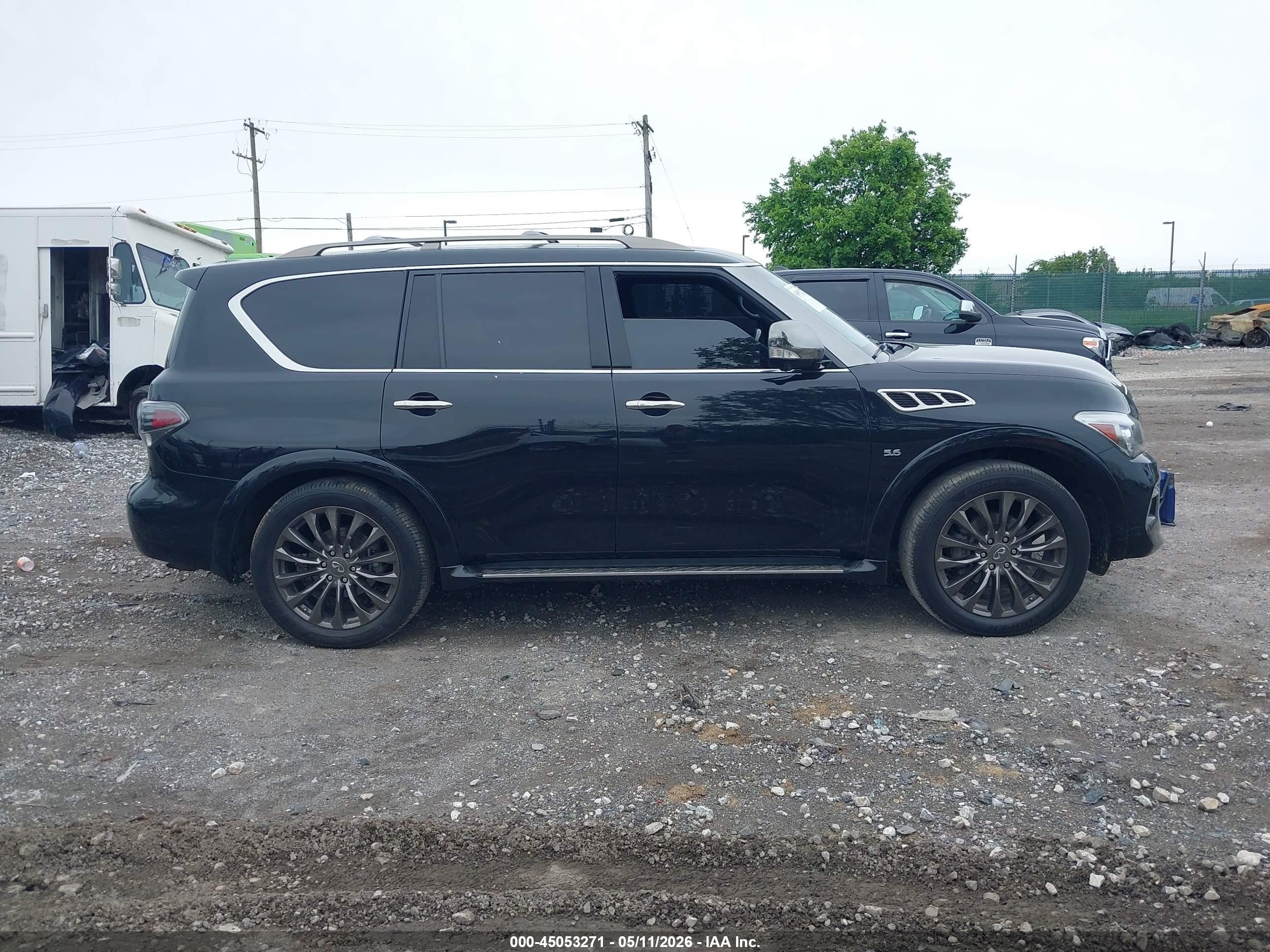 2015 Infiniti Qx80 Limited Black vin: JN8AZ2NE5F9084884