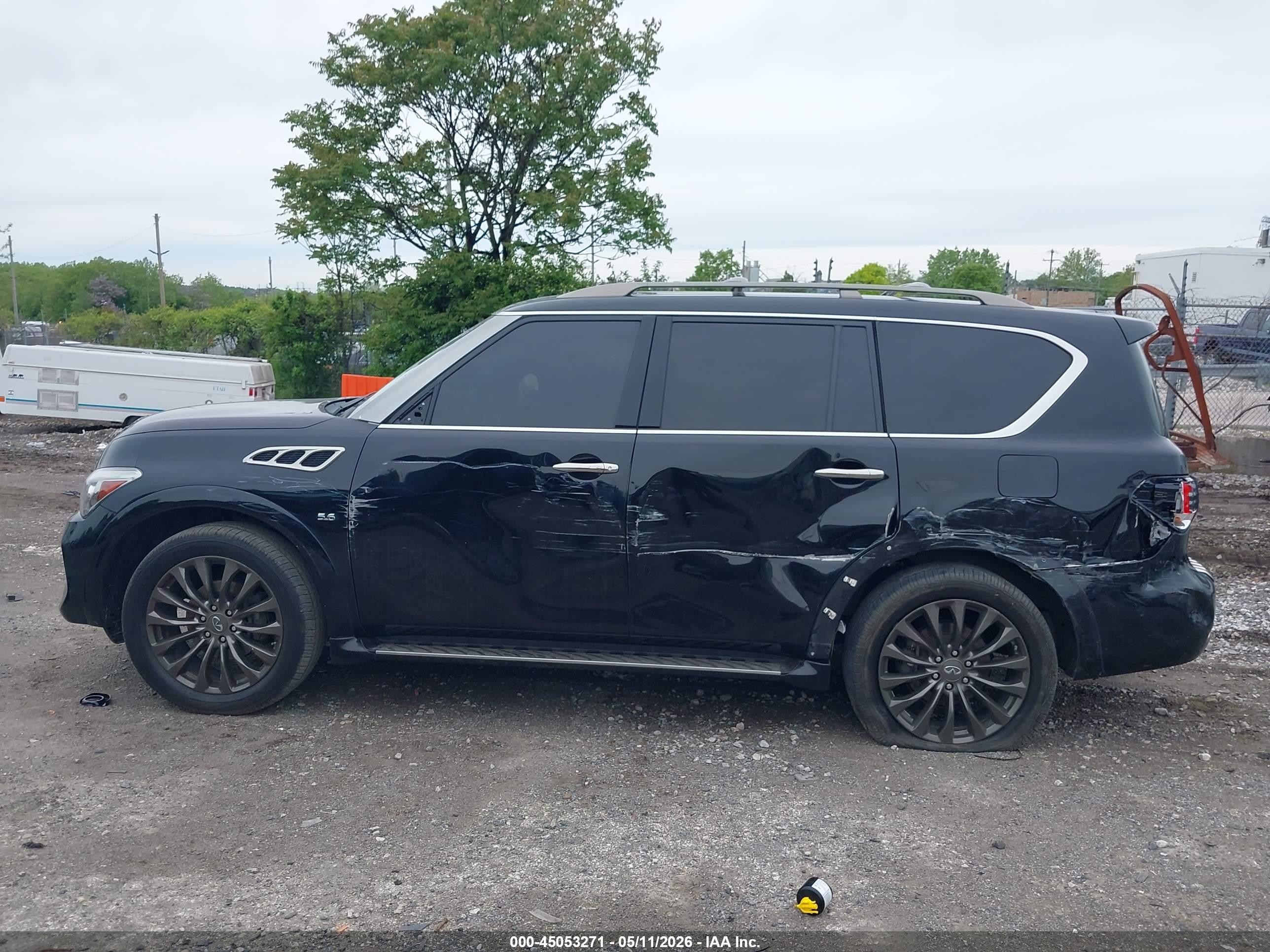 2015 Infiniti Qx80 Limited Black vin: JN8AZ2NE5F9084884