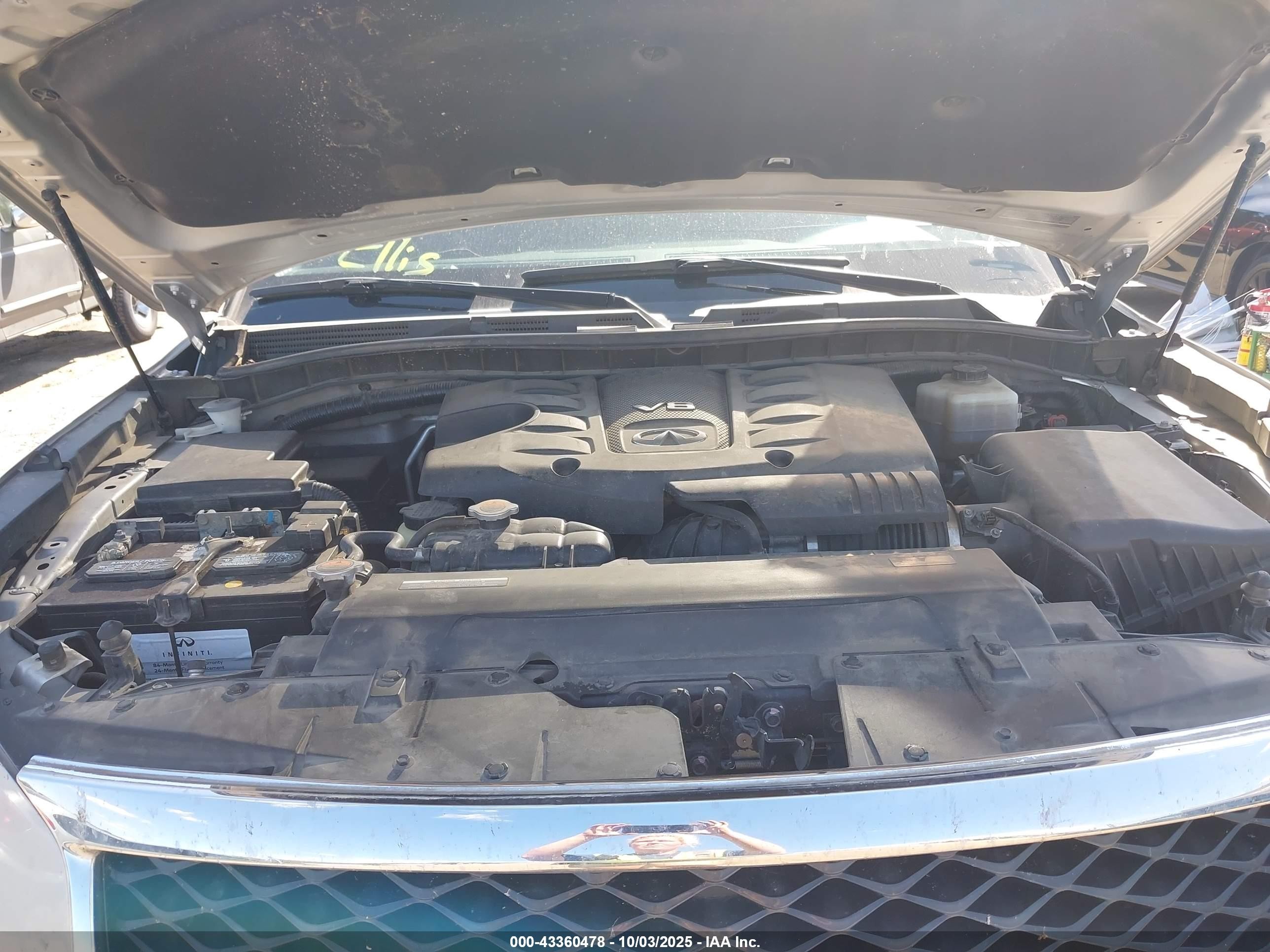 2017 Infiniti Qx80   Silver vin: JN8AZ2NE5H9158596
