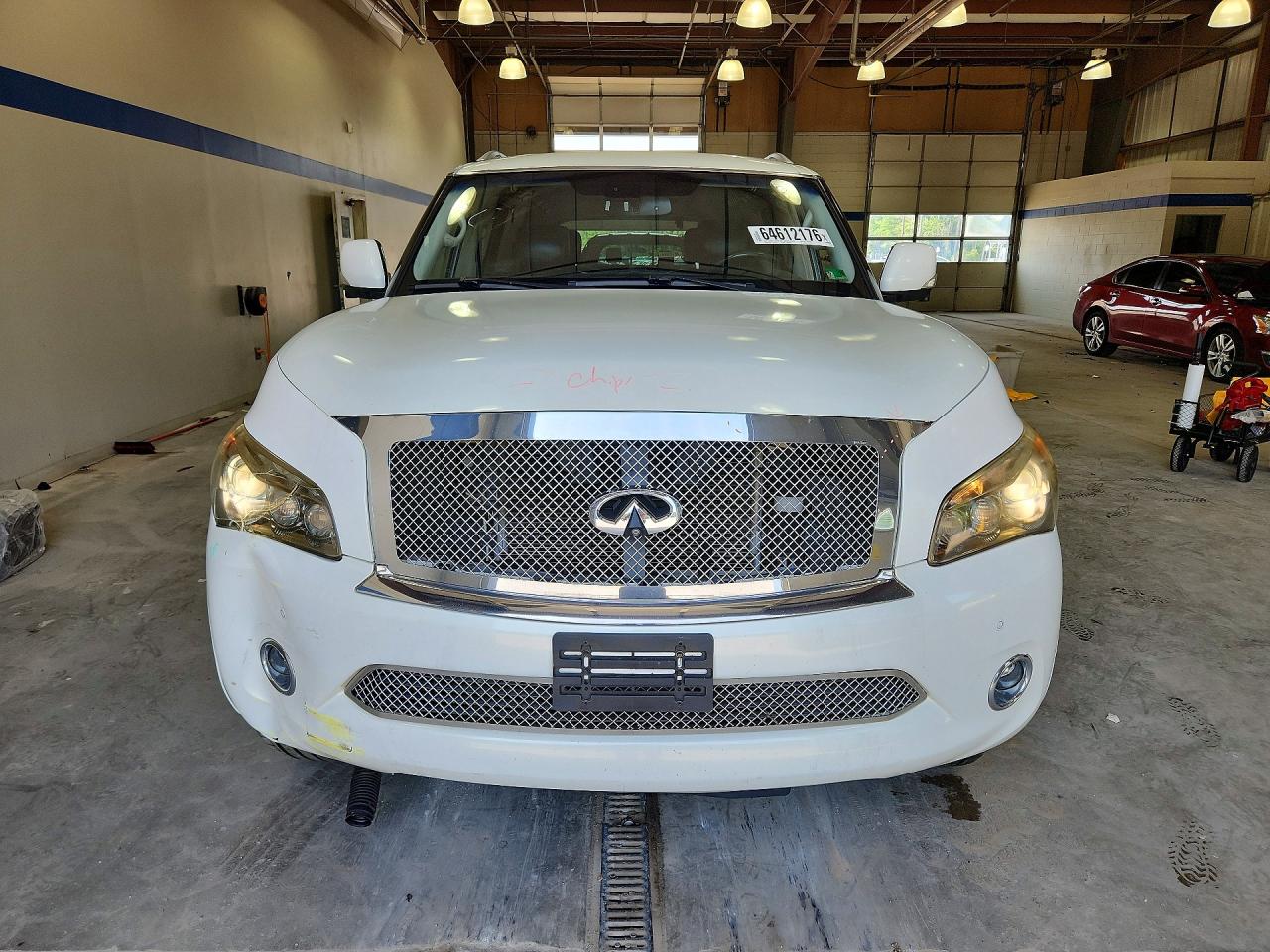 2011 Infiniti Qx56 Base White vin: JN8AZ2NE6B9005670