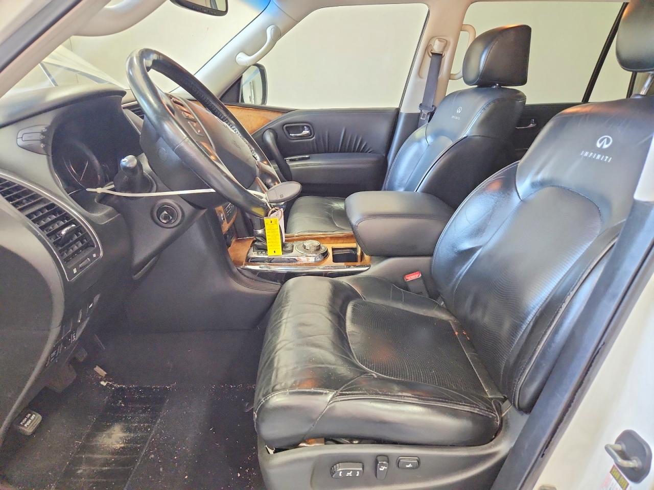 2011 Infiniti Qx56 Base White vin: JN8AZ2NE6B9005670