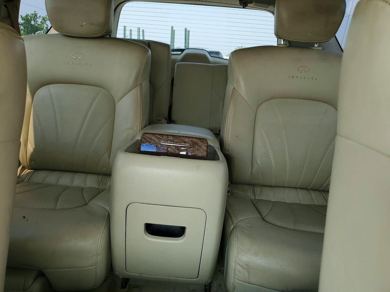 2012 Infiniti Qx56 Base White vin: JN8AZ2NE6C9015827
