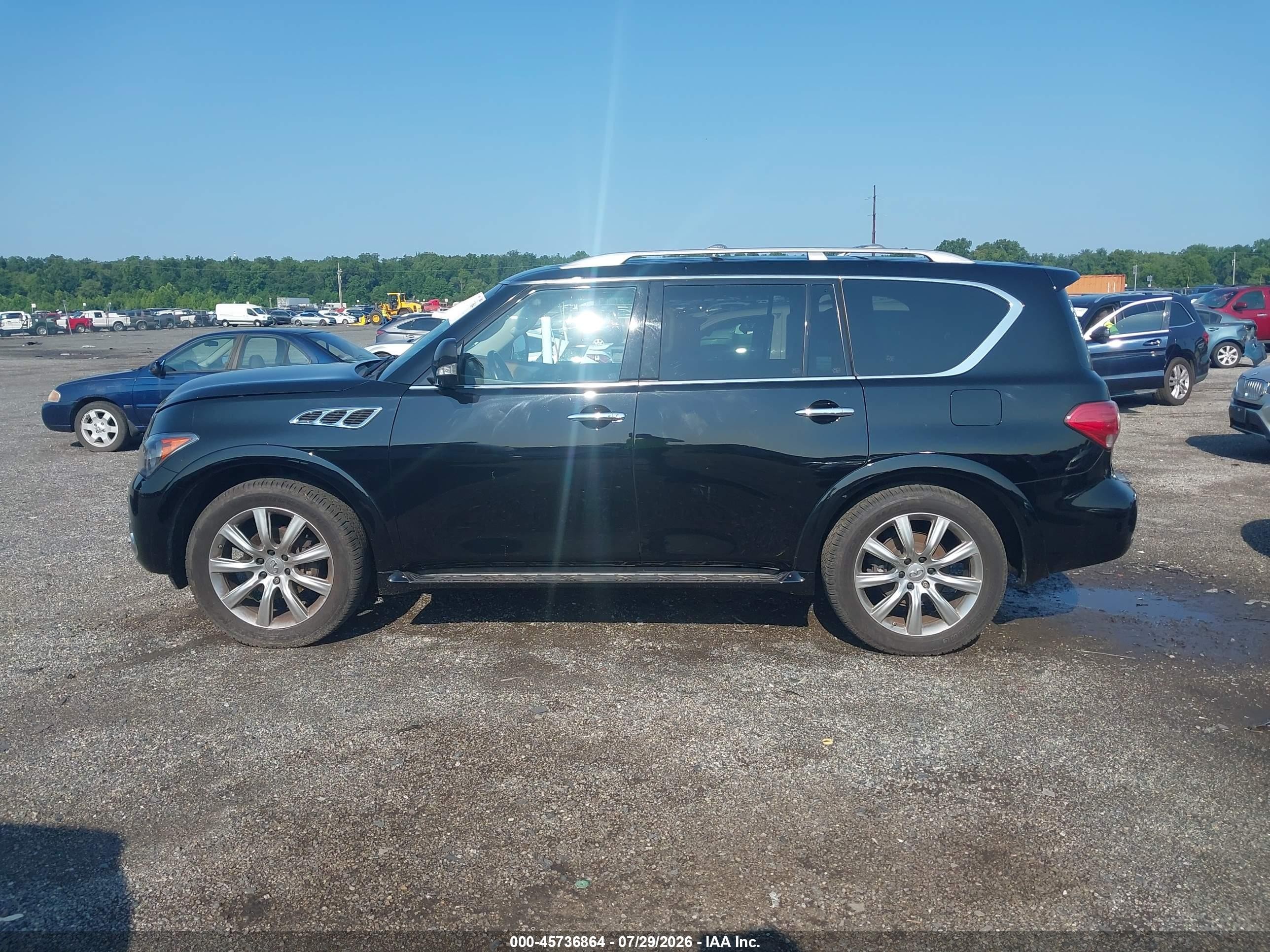 2012 Infiniti Qx56 Black vin: JN8AZ2NE6C9016959