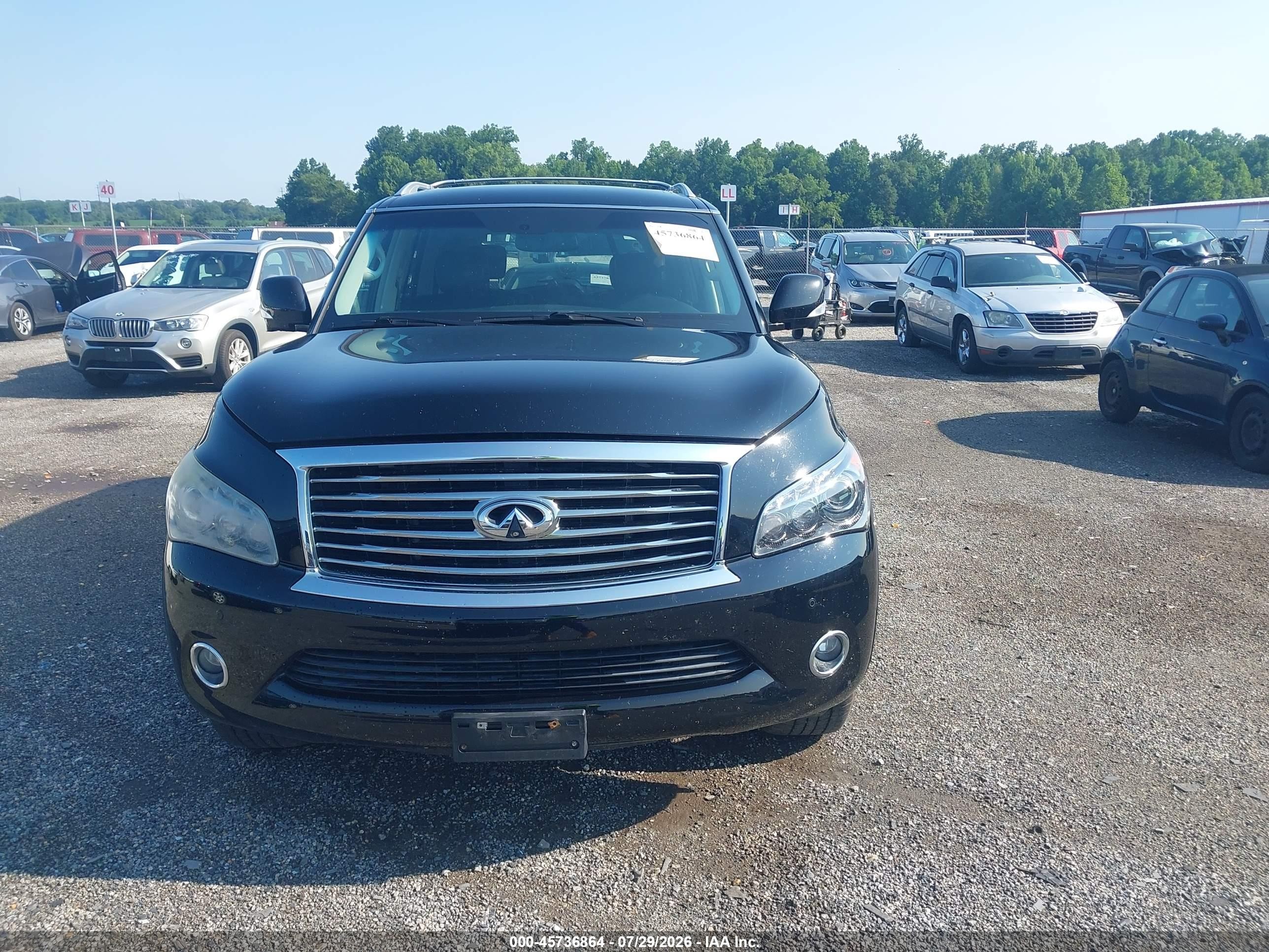 2012 Infiniti Qx56 Black vin: JN8AZ2NE6C9016959