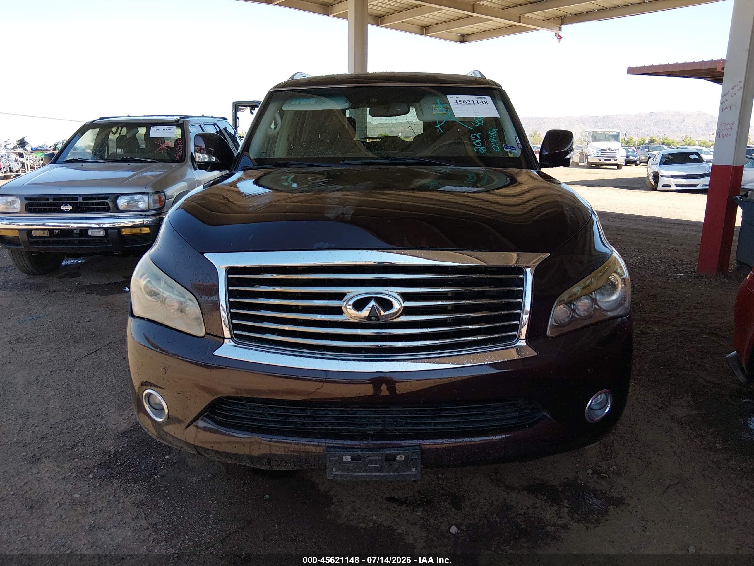 2012 Infiniti Qx56   Brown vin: JN8AZ2NE6C9019182
