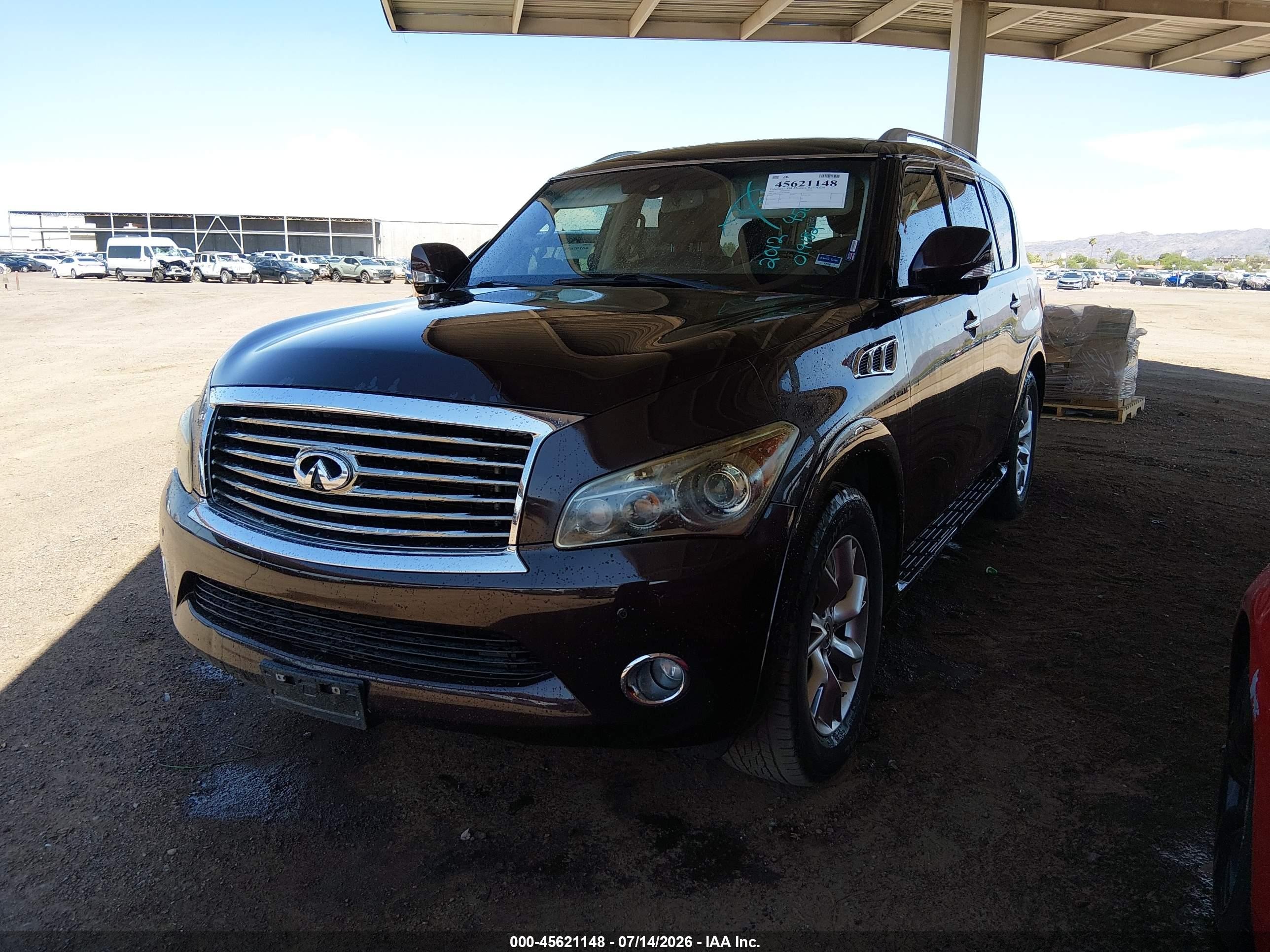 2012 Infiniti Qx56   Brown vin: JN8AZ2NE6C9019182