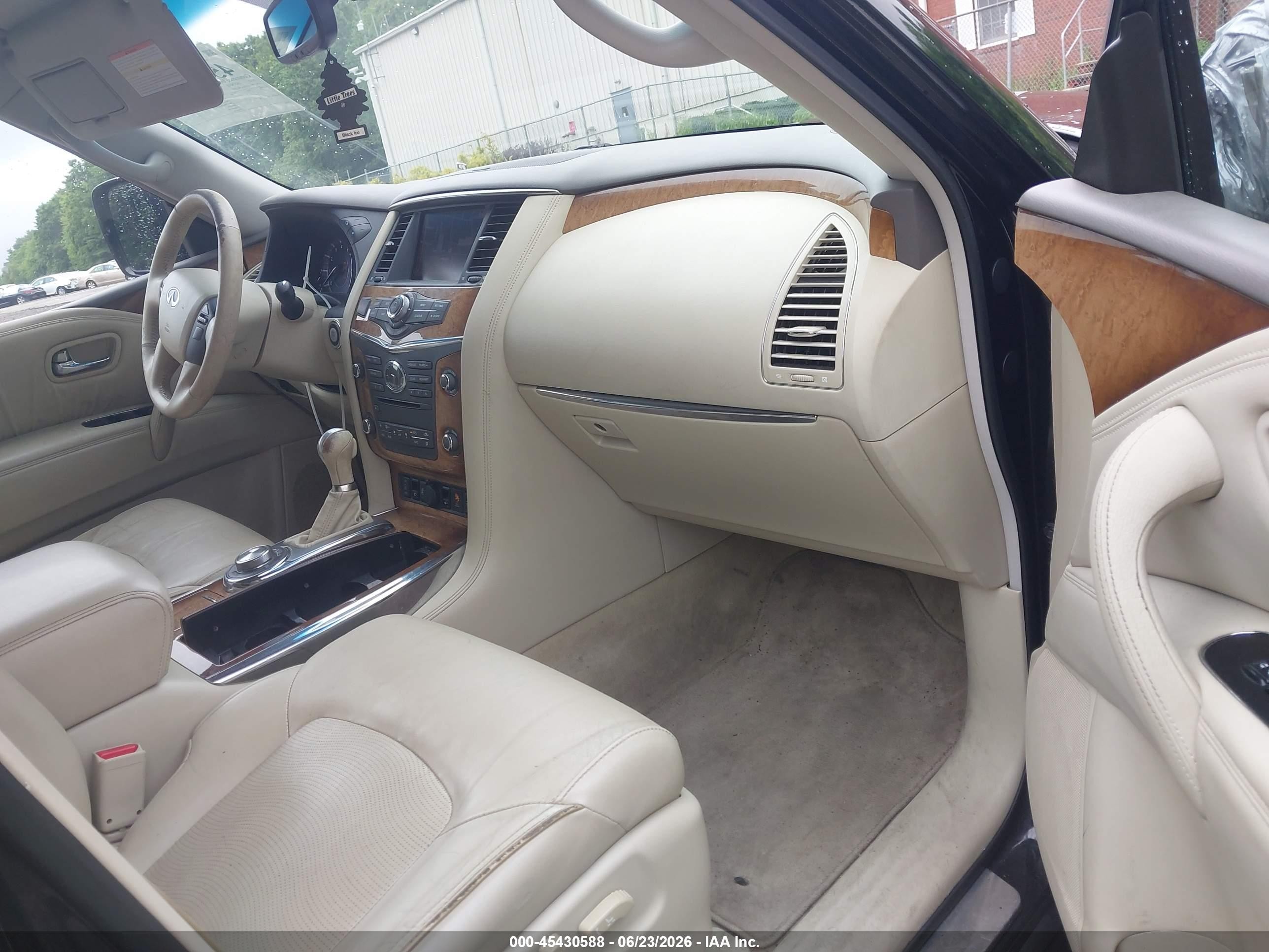 2012 Infiniti Qx56   Black vin: JN8AZ2NE6C9021899