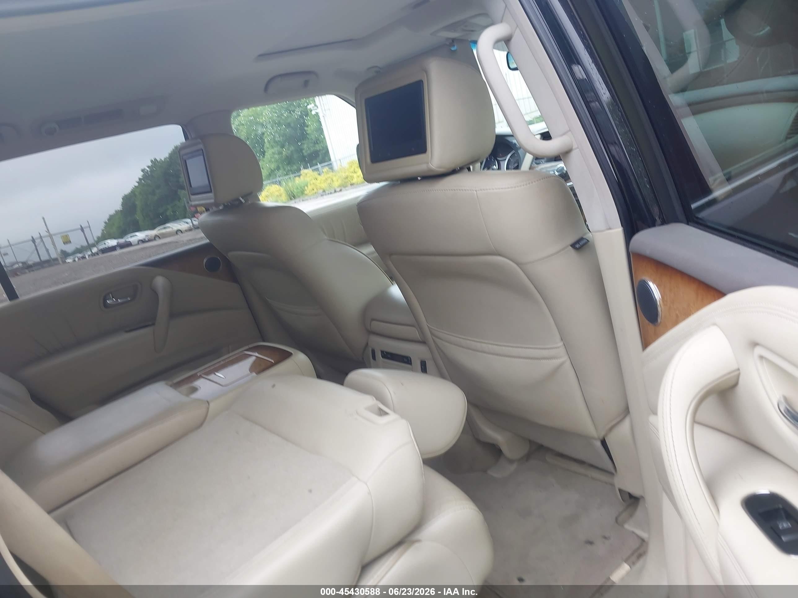 2012 Infiniti Qx56   Black vin: JN8AZ2NE6C9021899