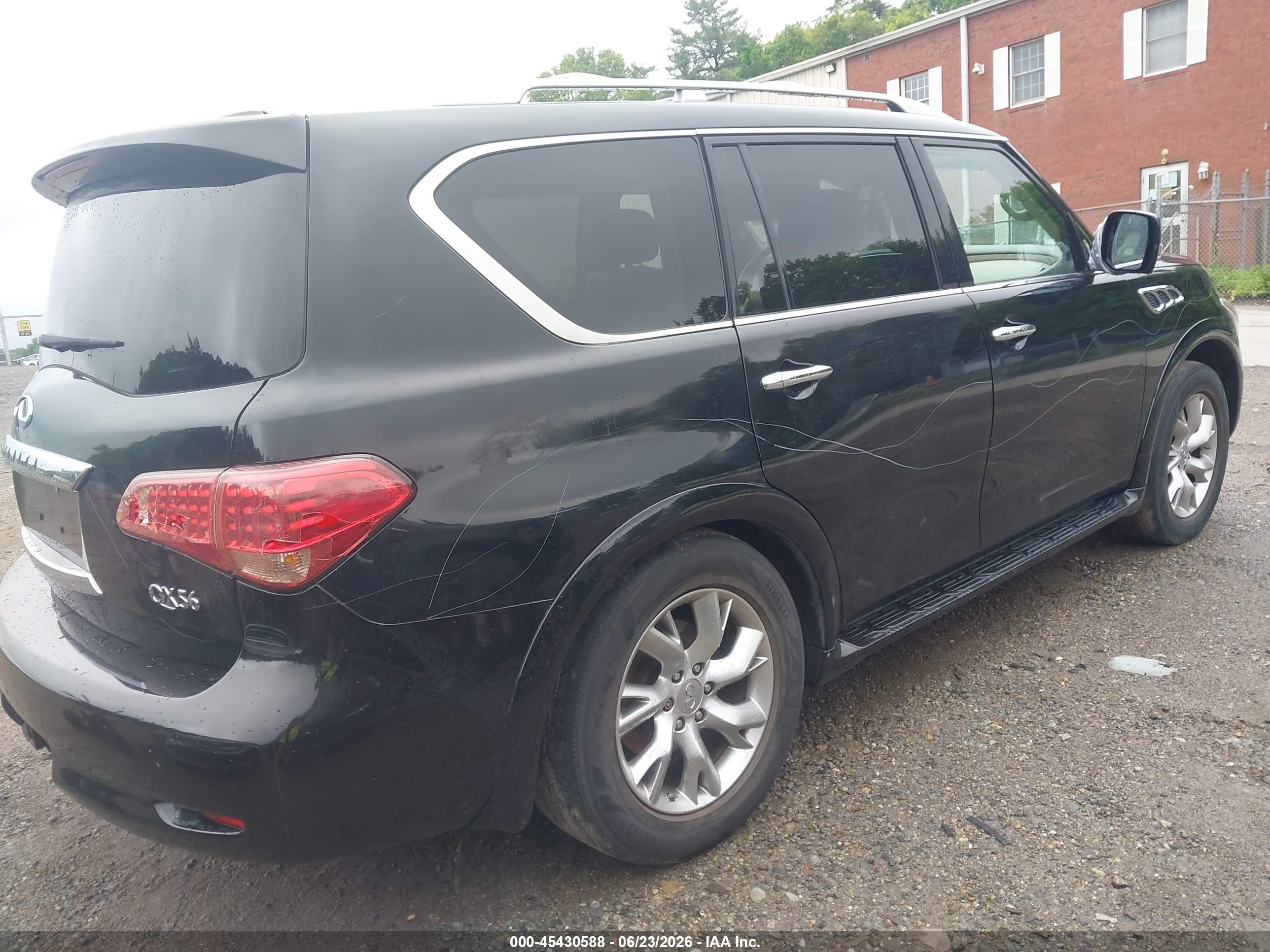 2012 Infiniti Qx56   Black vin: JN8AZ2NE6C9021899