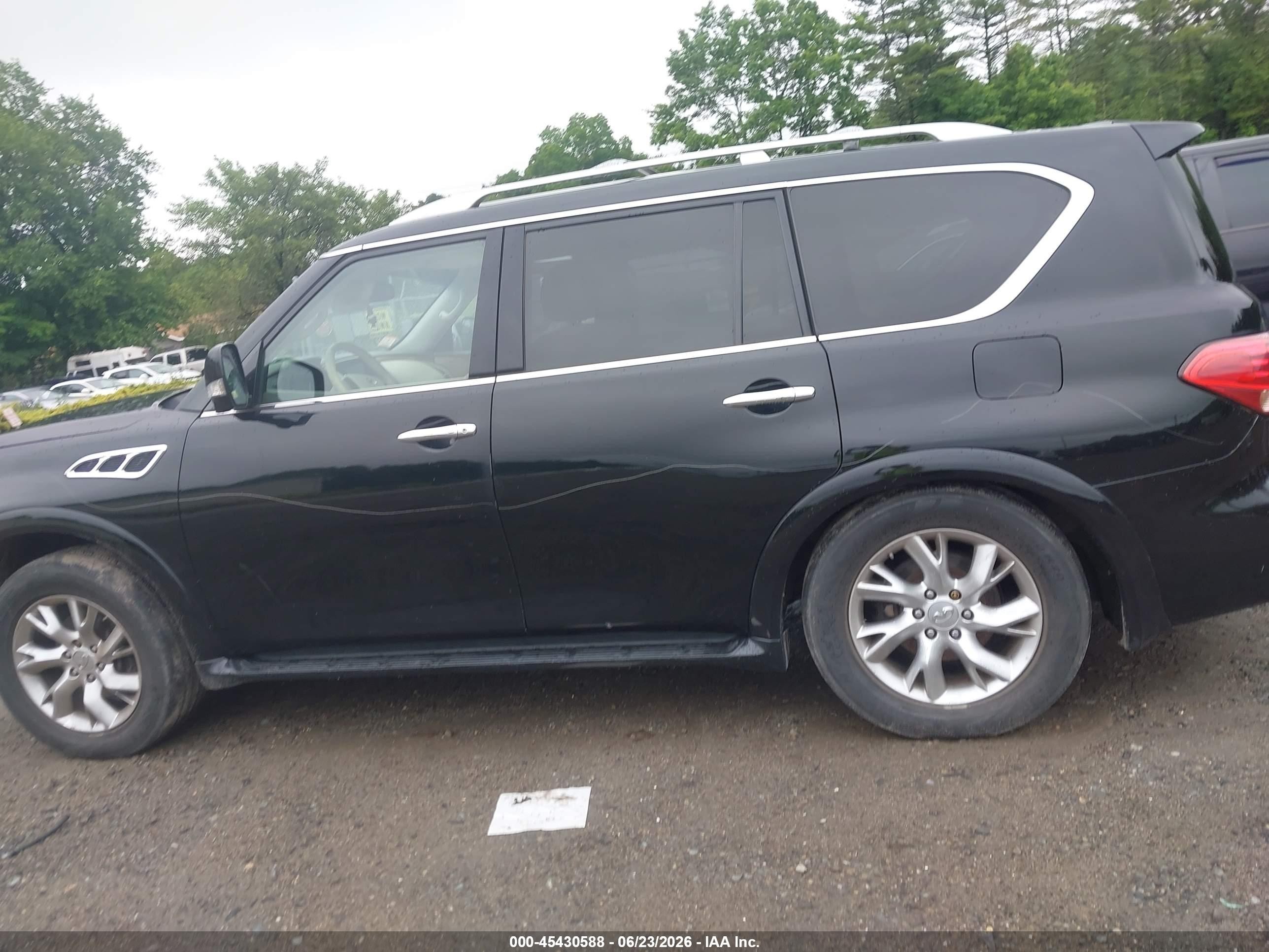2012 Infiniti Qx56   Black vin: JN8AZ2NE6C9021899