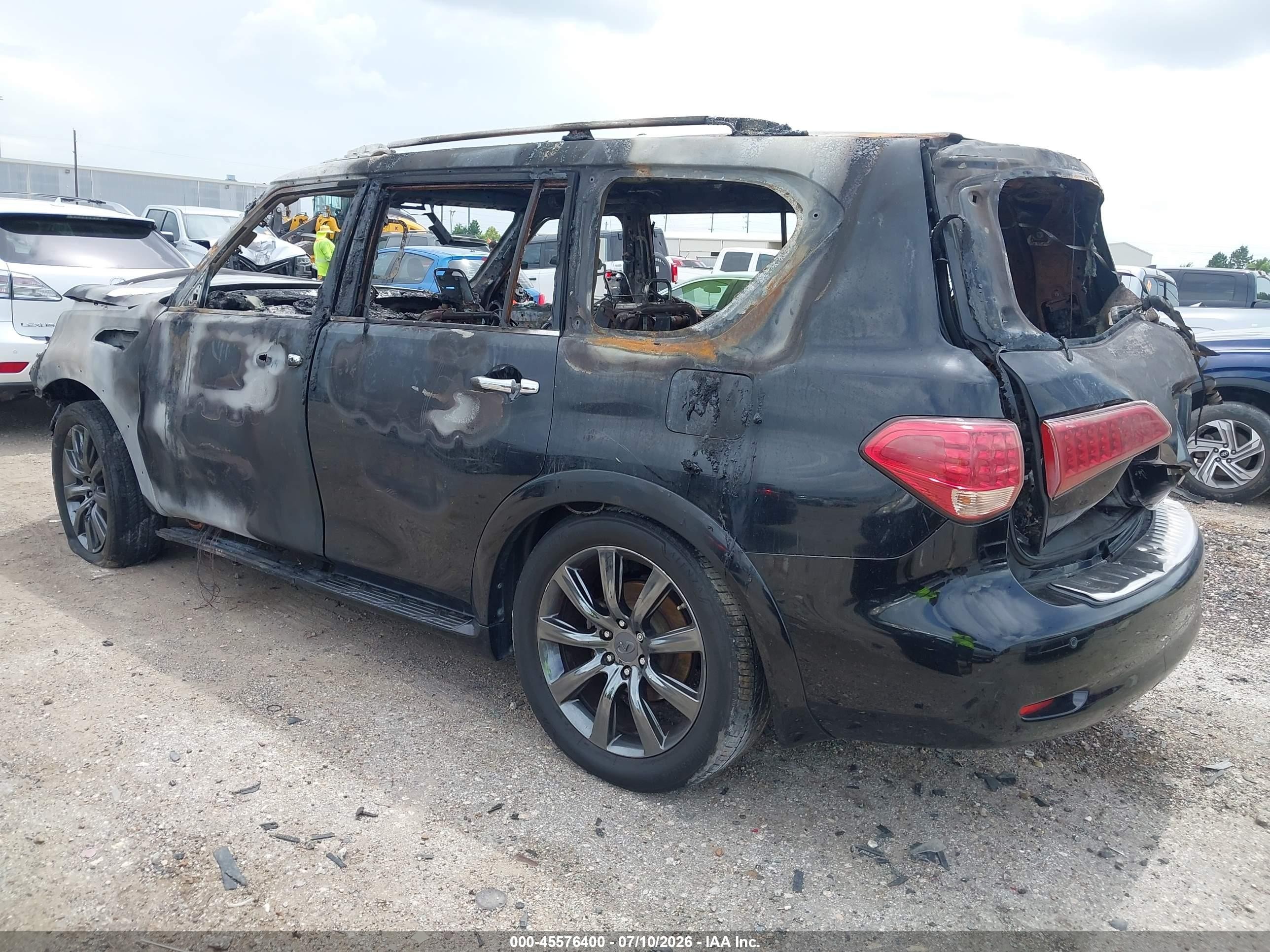 2012 Infiniti Qx56   Черный vin: JN8AZ2NE6C9023507