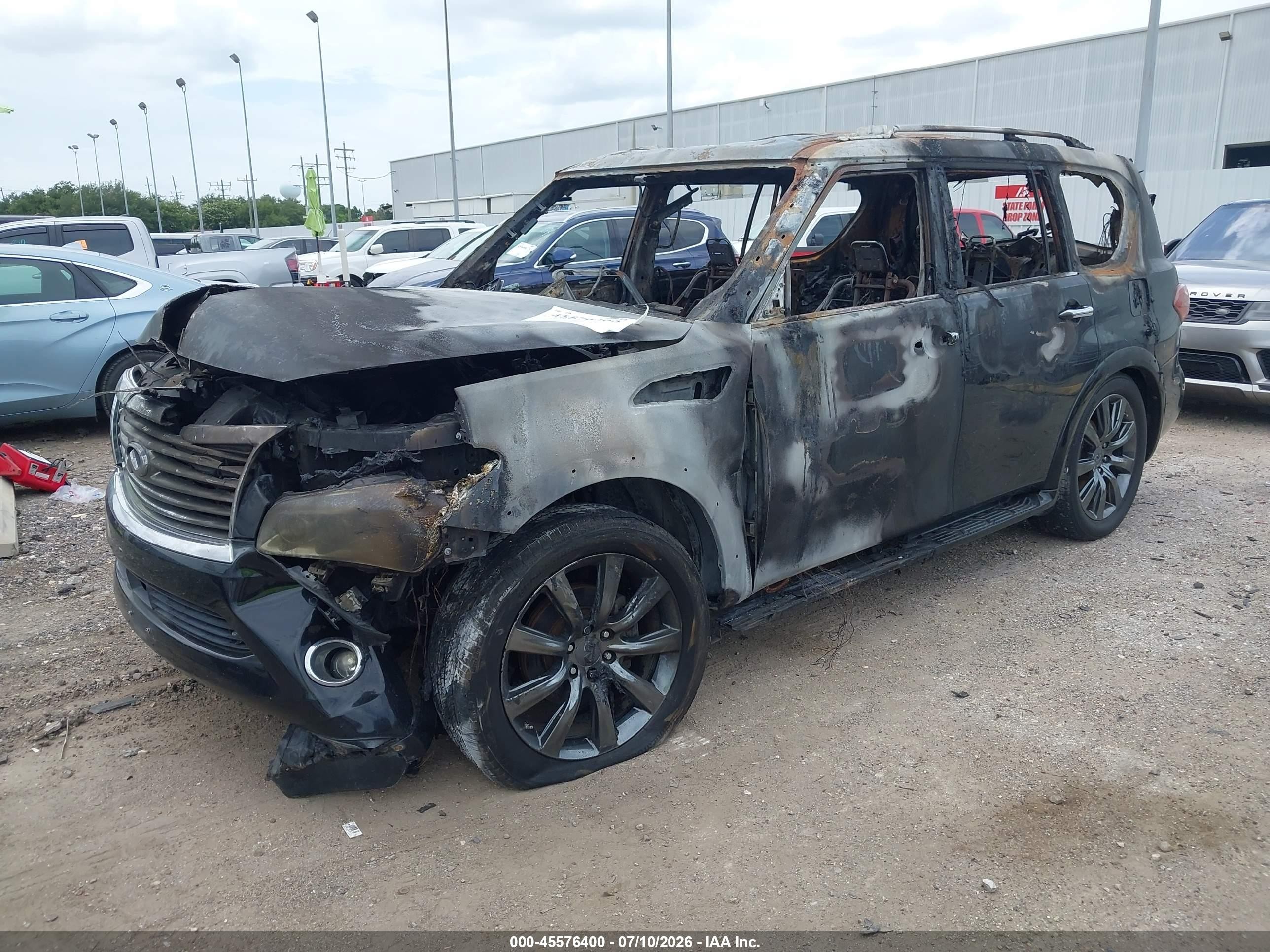 2012 Infiniti Qx56   Черный vin: JN8AZ2NE6C9023507