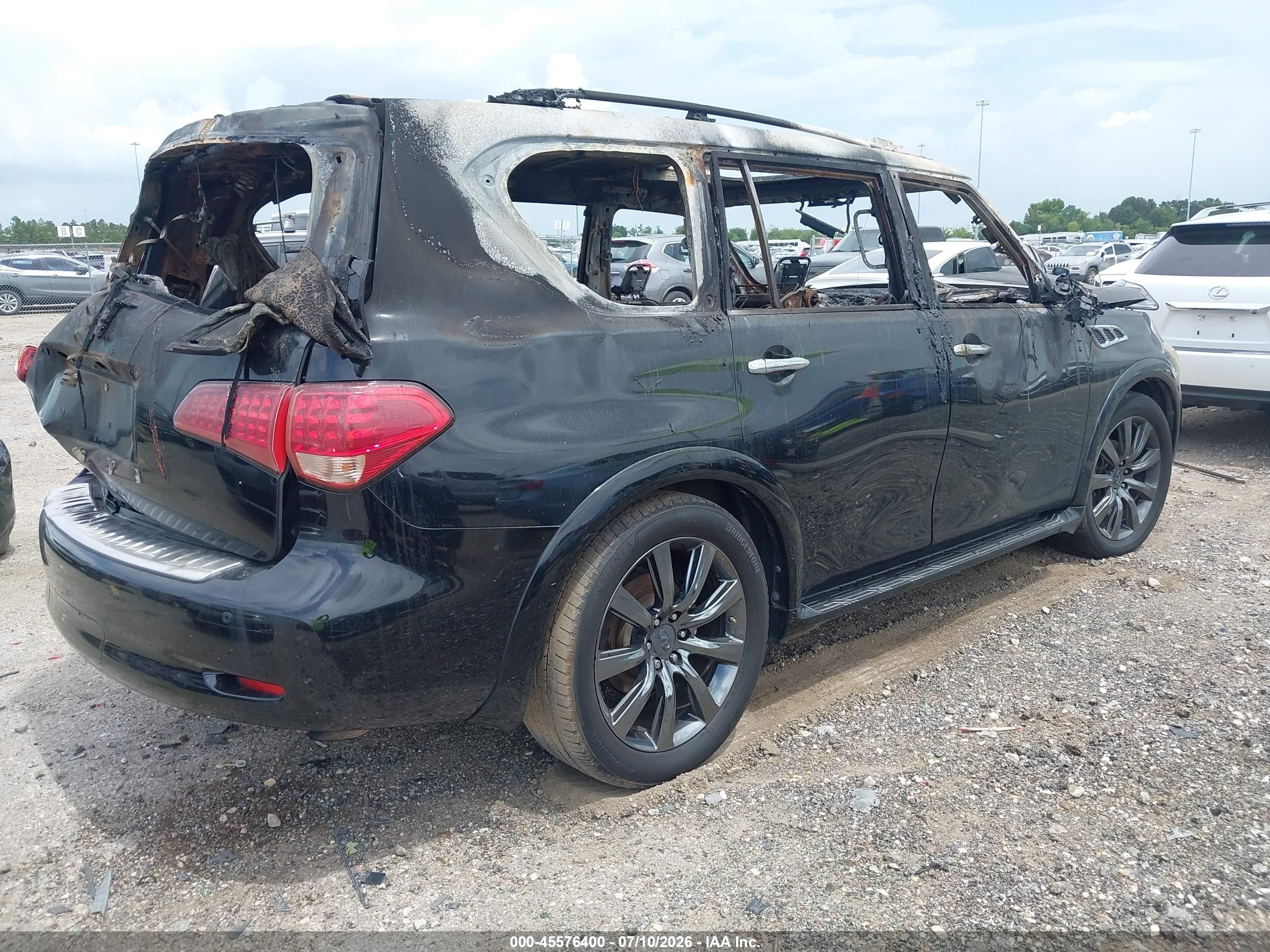 2012 Infiniti Qx56   Черный vin: JN8AZ2NE6C9023507