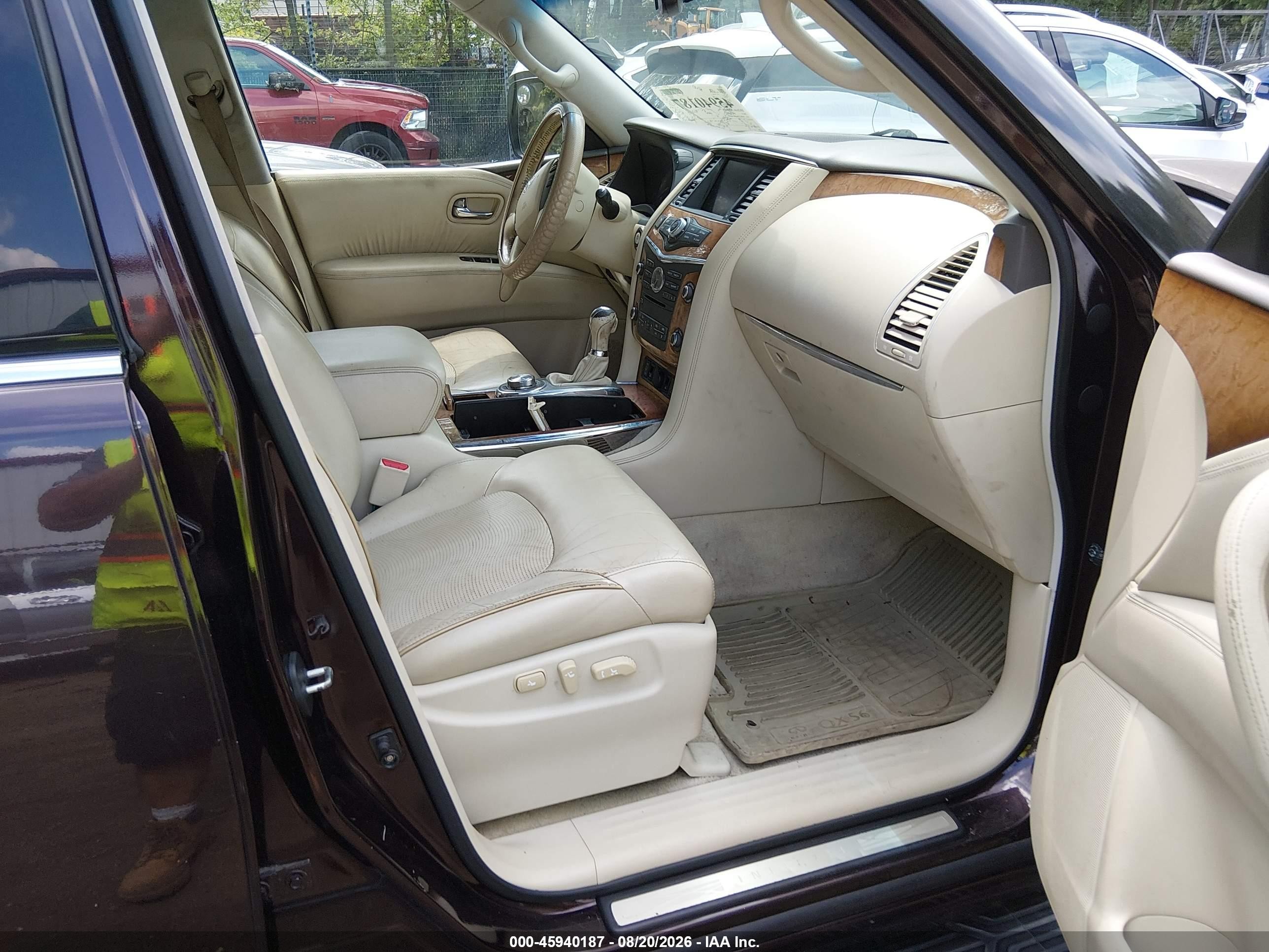 2013 Infiniti Qx56   Maroon vin: JN8AZ2NE6D9040891