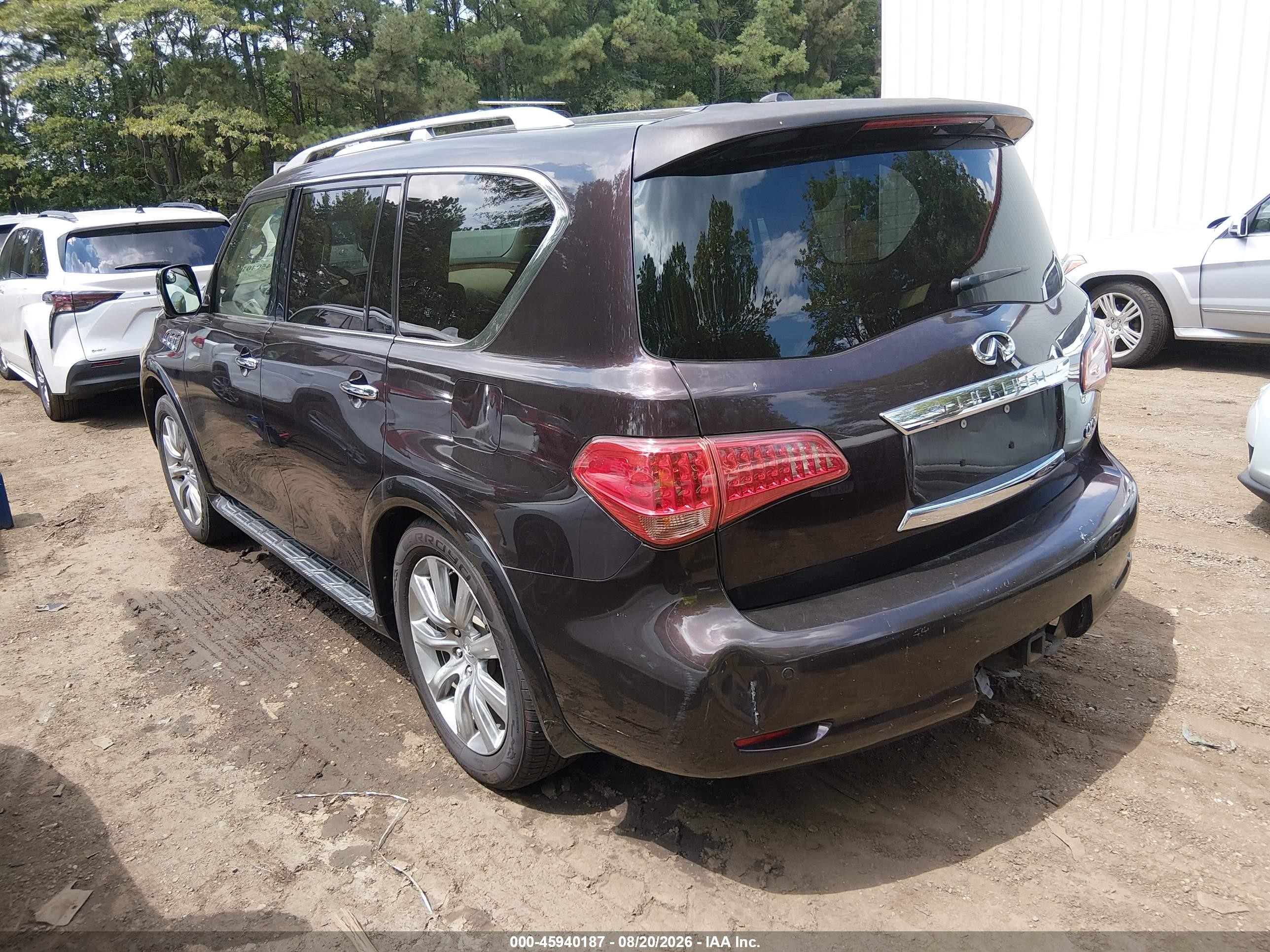 2013 Infiniti Qx56   Maroon vin: JN8AZ2NE6D9040891