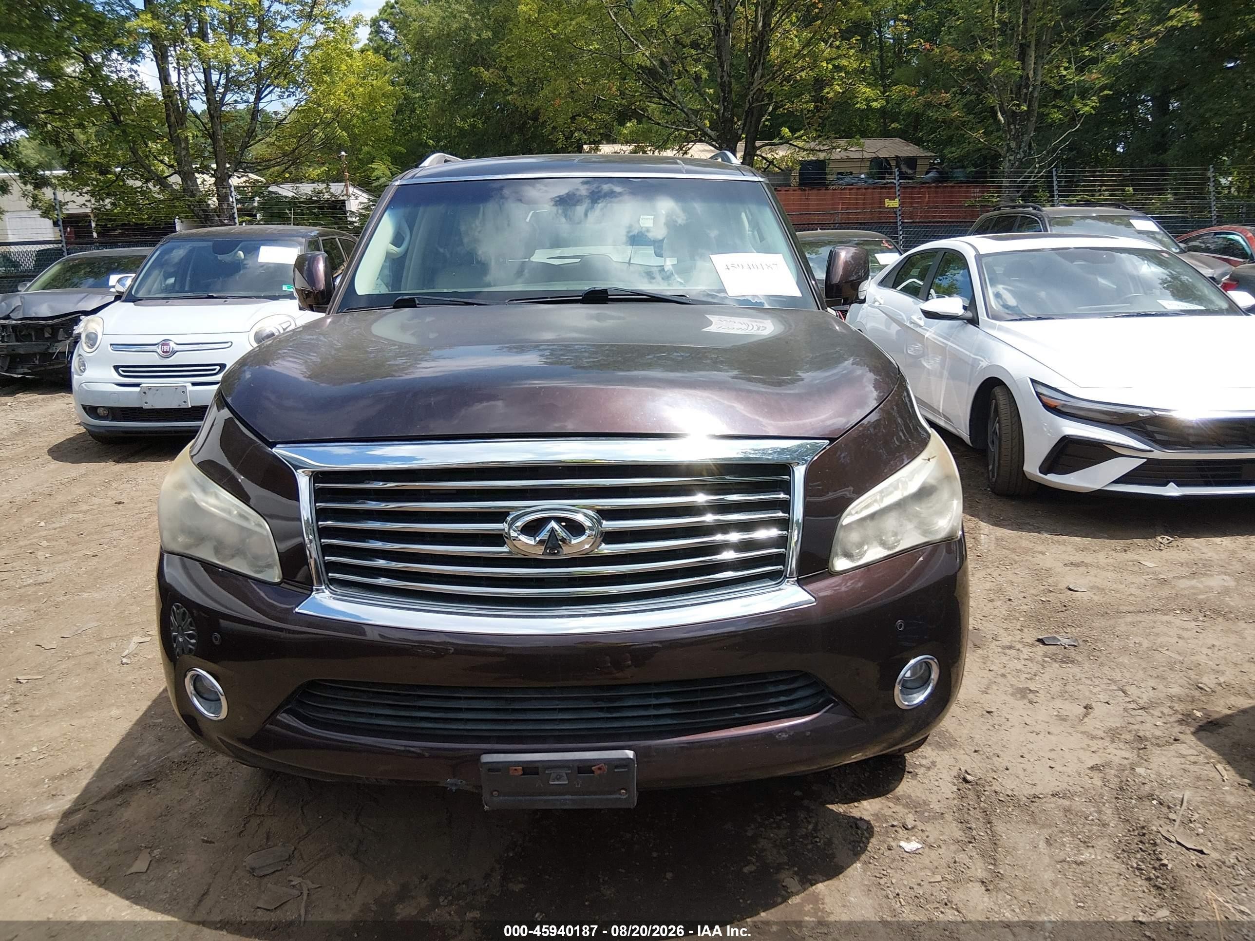2013 Infiniti Qx56   Maroon vin: JN8AZ2NE6D9040891