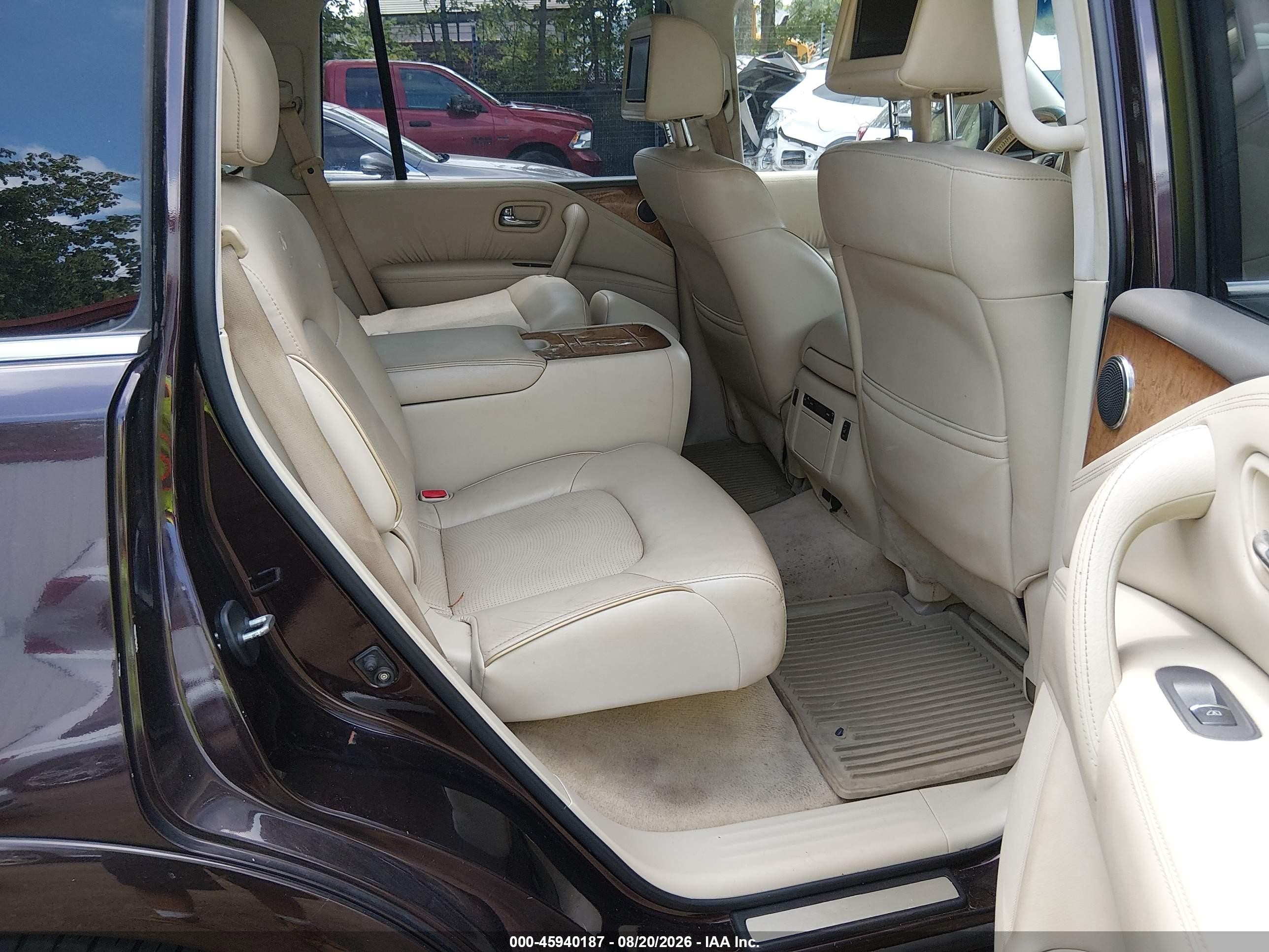 2013 Infiniti Qx56   Maroon vin: JN8AZ2NE6D9040891
