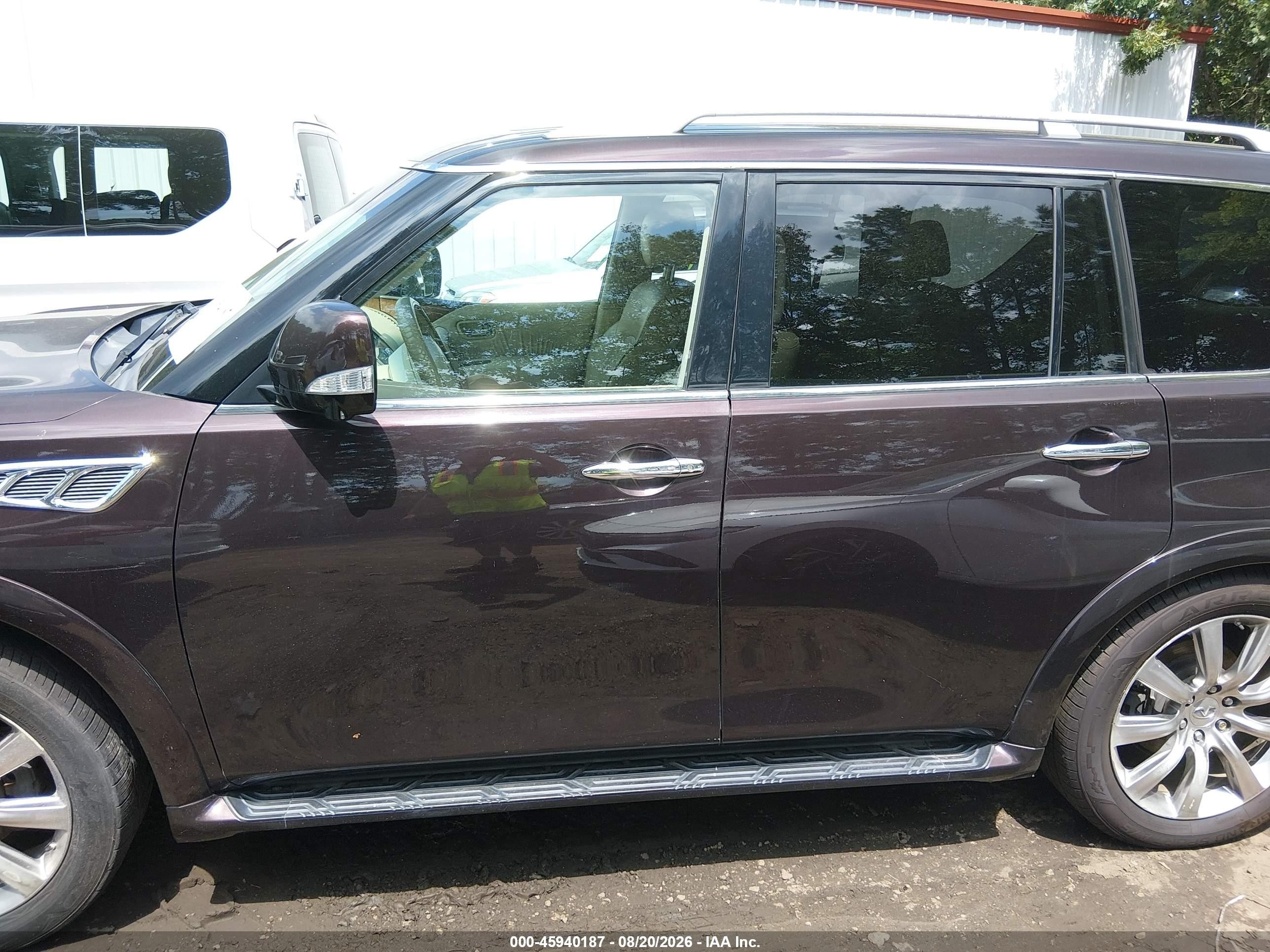 2013 Infiniti Qx56   Maroon vin: JN8AZ2NE6D9040891