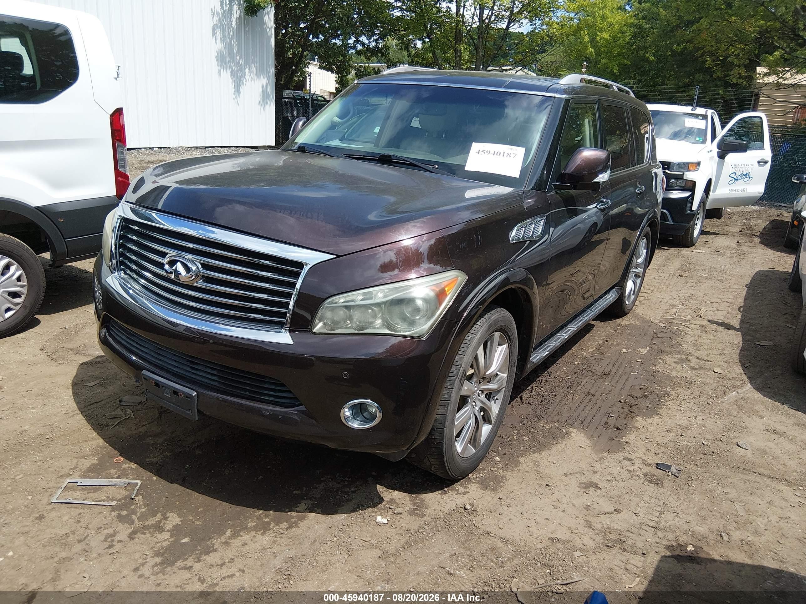 2013 Infiniti Qx56   Maroon vin: JN8AZ2NE6D9040891