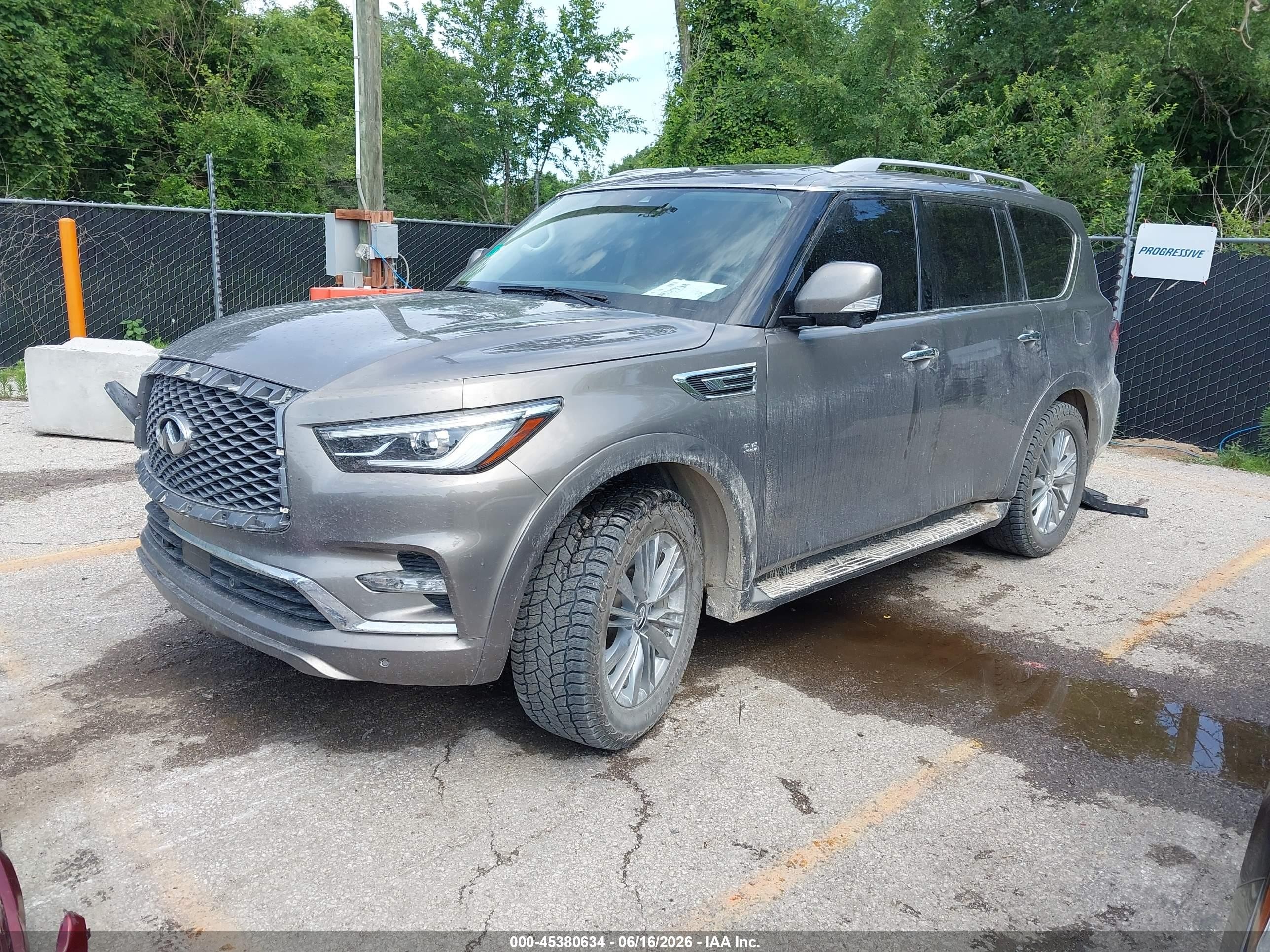 2019 Infiniti Qx80 Luxe Gray vin: JN8AZ2NE6K9235239