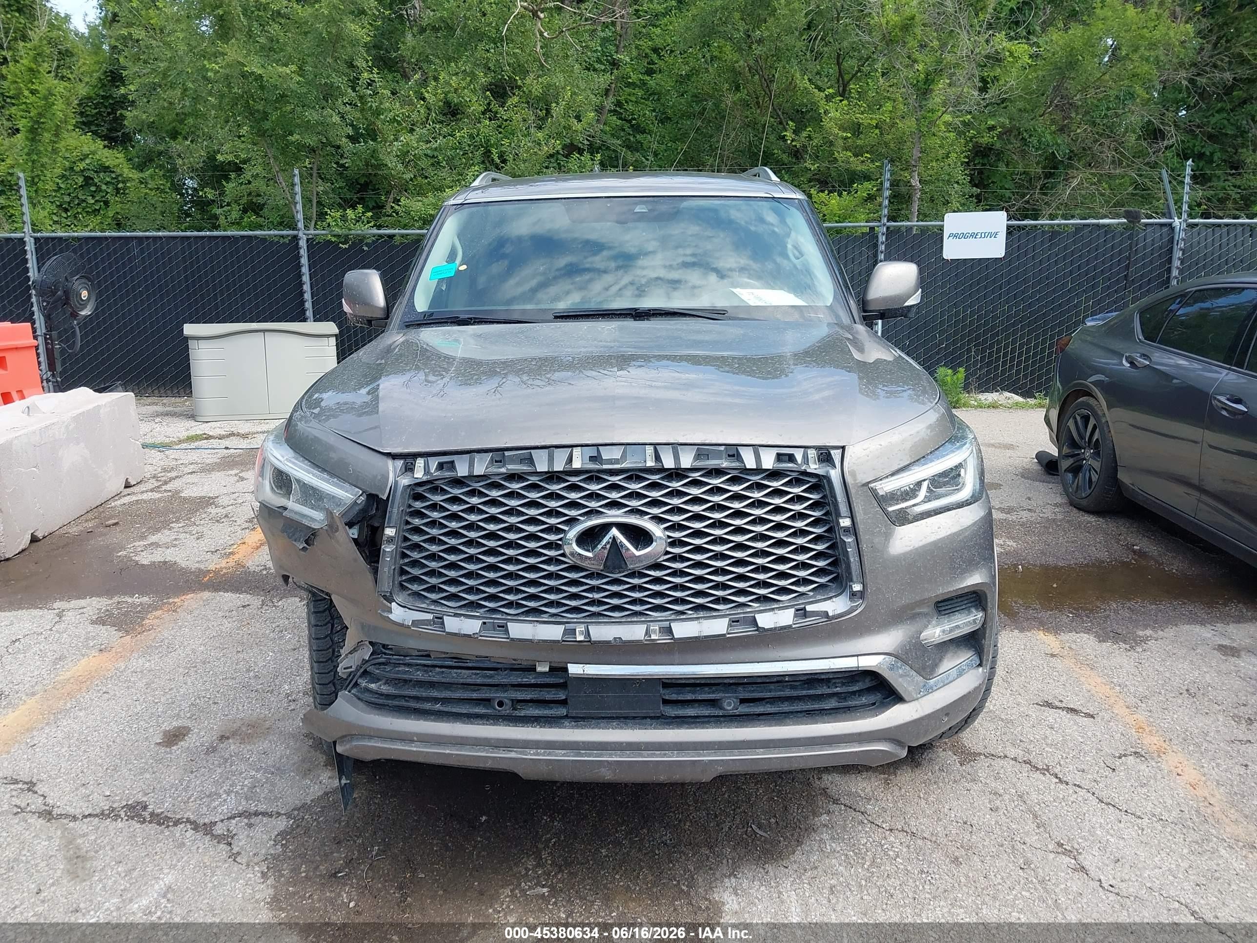 2019 Infiniti Qx80 Luxe Gray vin: JN8AZ2NE6K9235239