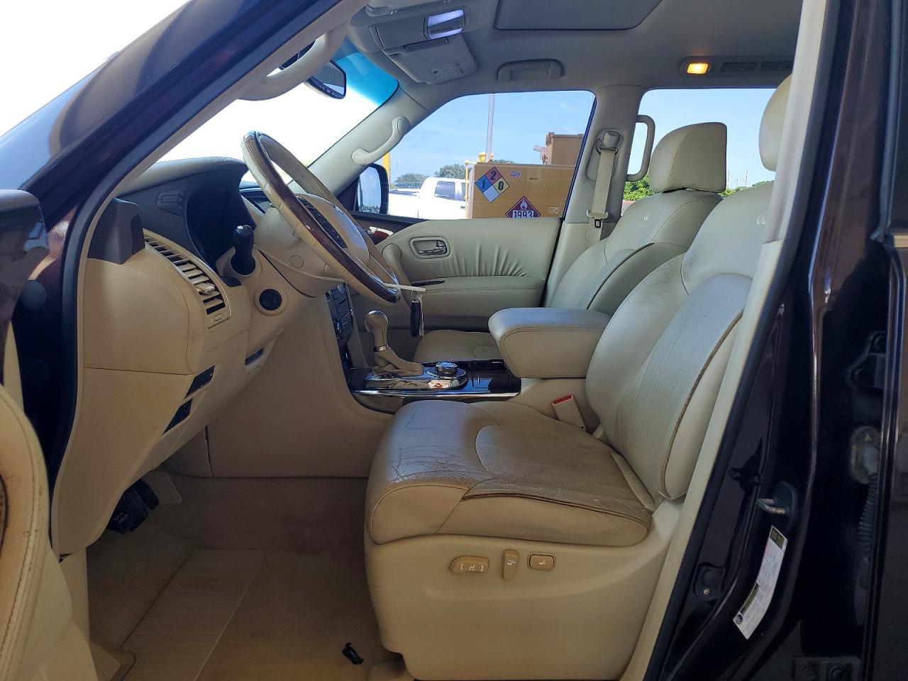 2011 Infiniti Qx56 Base Burgundy vin: JN8AZ2NE7B9007248