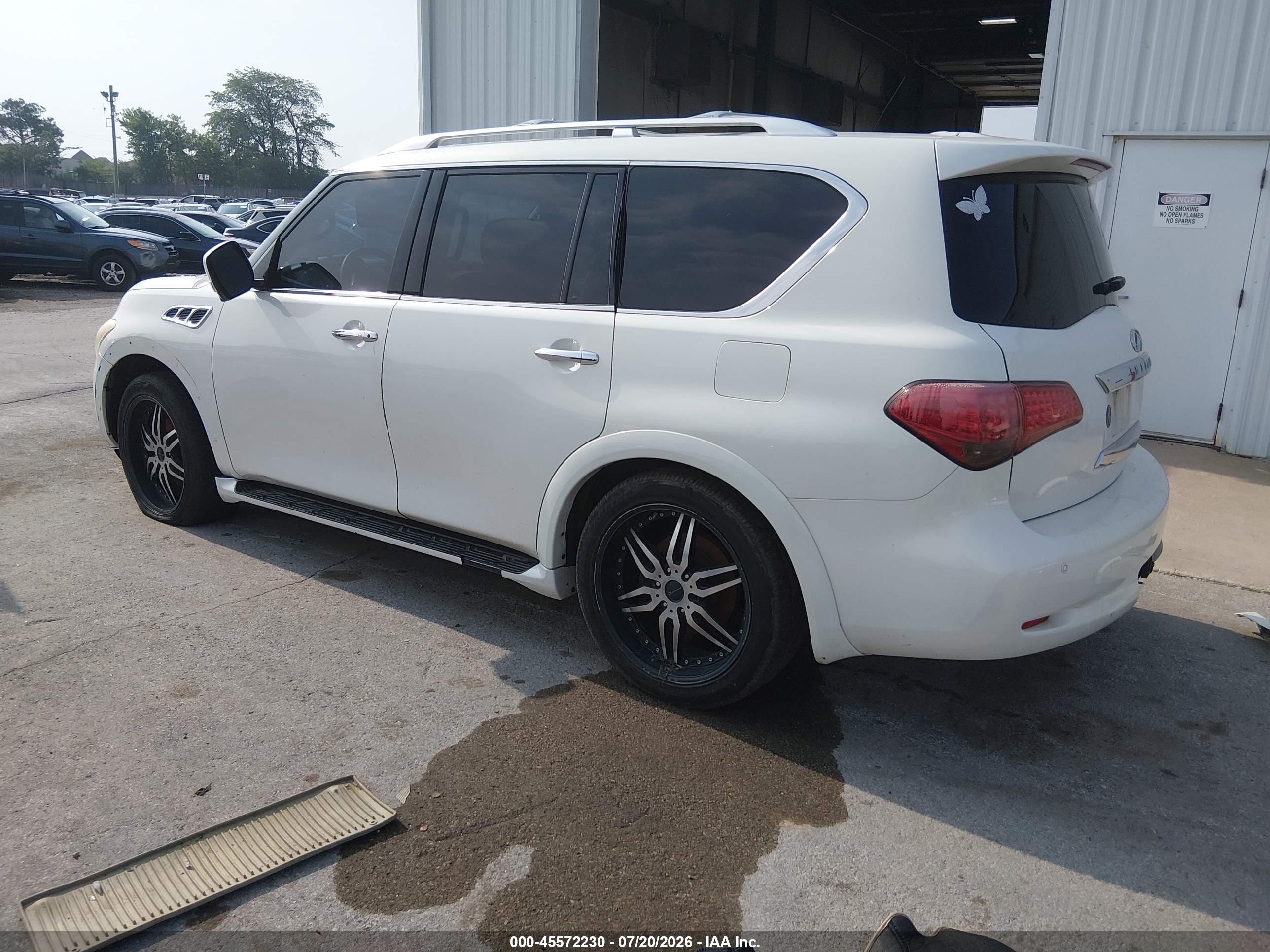 2012 Infiniti Qx56   White vin: JN8AZ2NE7C9015190