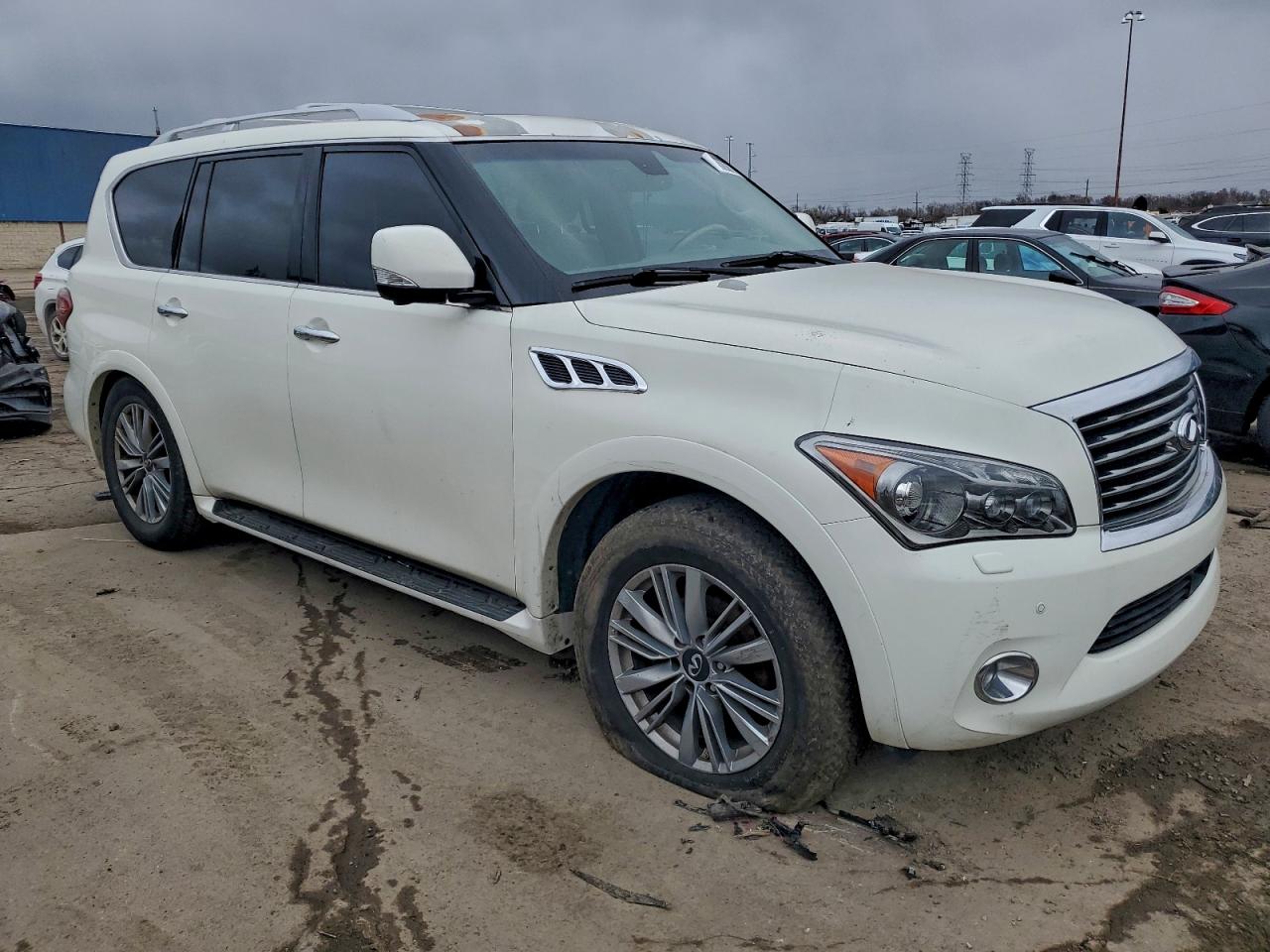 2012 Infiniti Qx56 Белый vin: JN8AZ2NE7C9016131