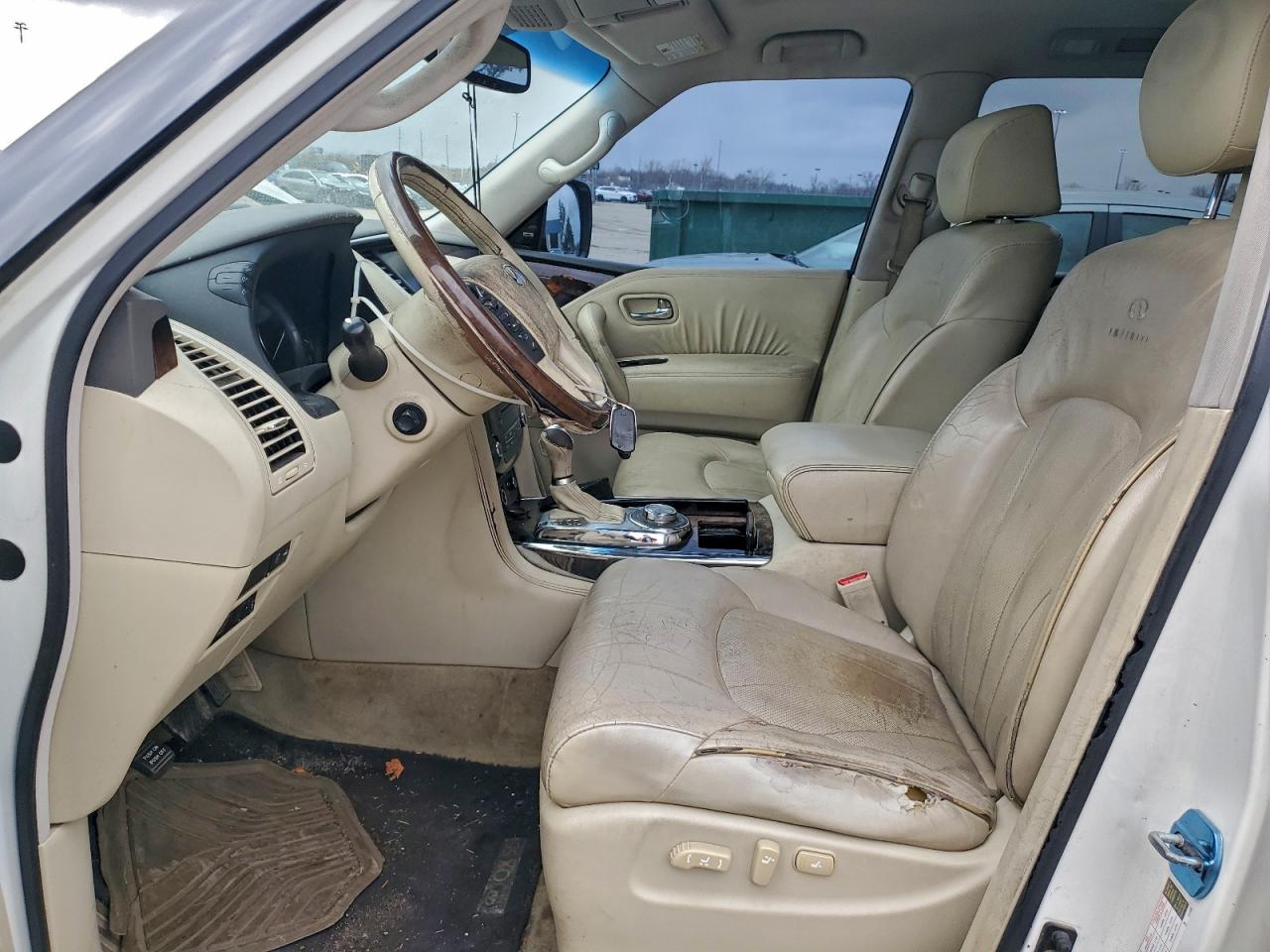 2012 Infiniti Qx56 Белый vin: JN8AZ2NE7C9016131