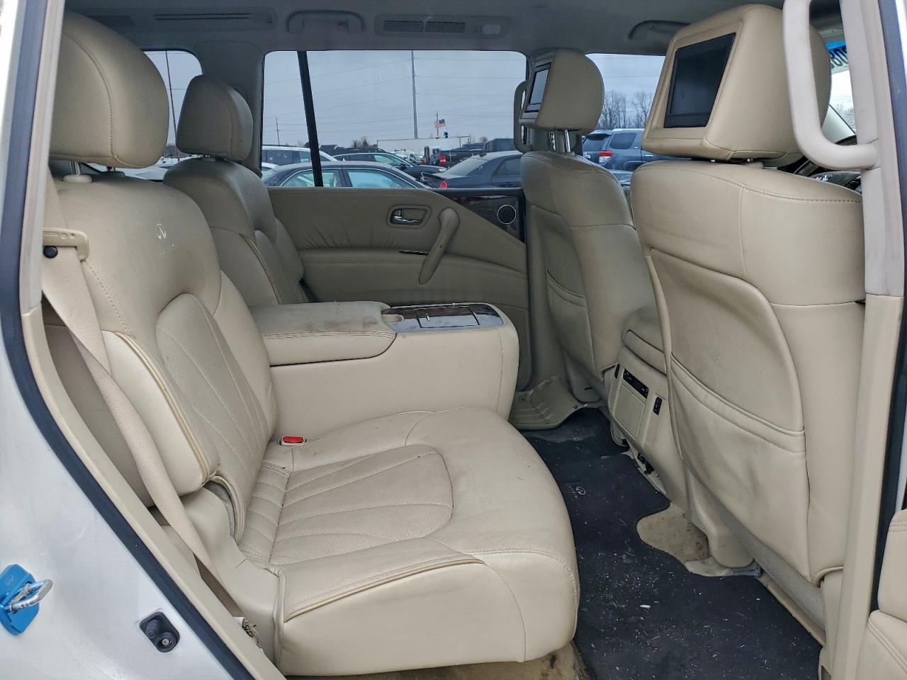 2012 Infiniti Qx56 Белый vin: JN8AZ2NE7C9016131