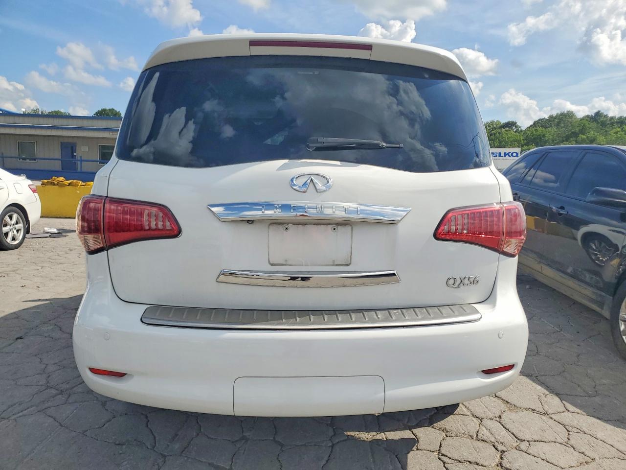 2012 Infiniti Qx56 Base Белый vin: JN8AZ2NE7C9018218