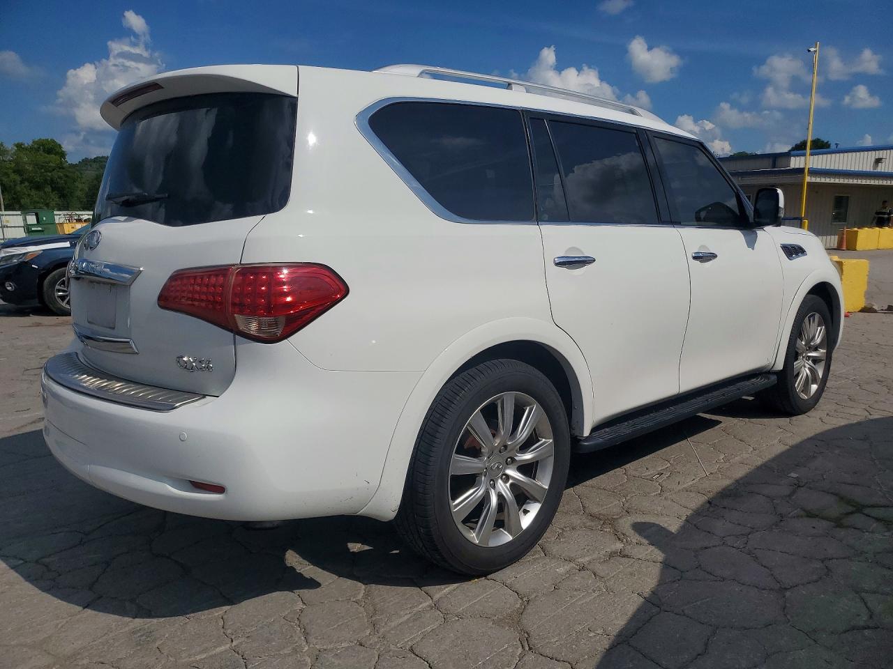 2012 Infiniti Qx56 Base Белый vin: JN8AZ2NE7C9018218