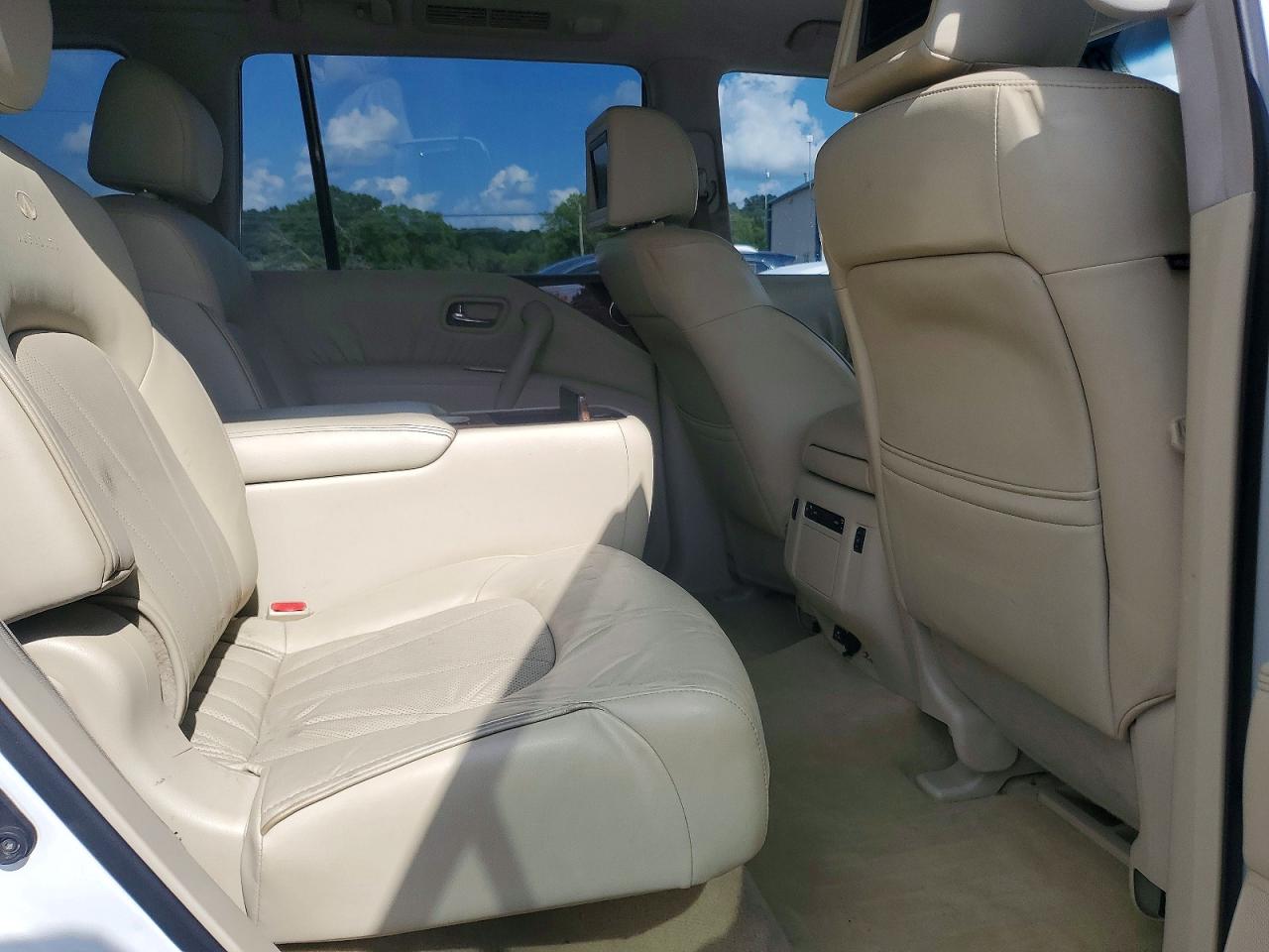 2012 Infiniti Qx56 Base Белый vin: JN8AZ2NE7C9018218