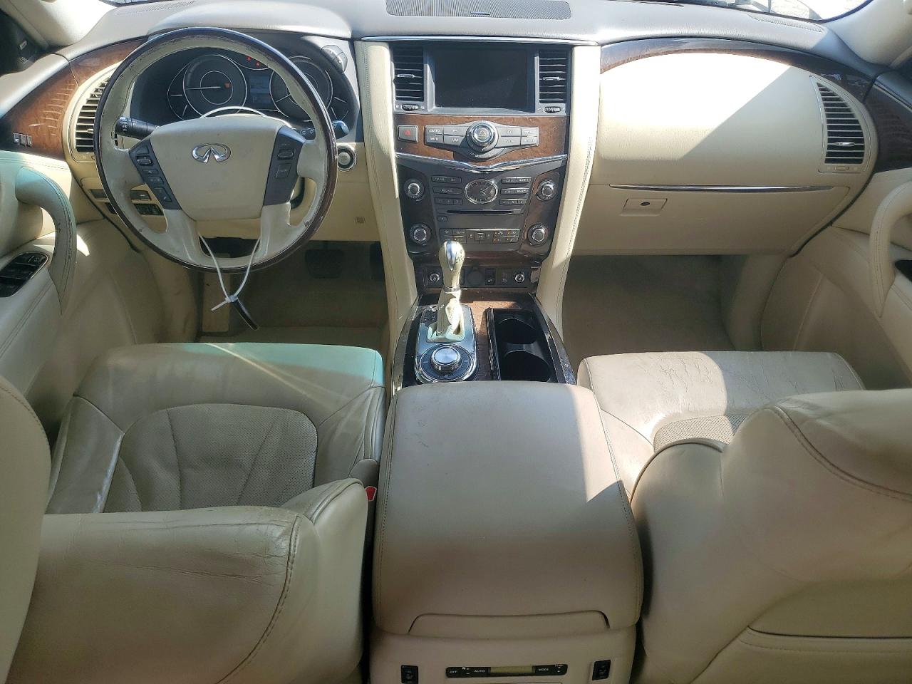 2012 Infiniti Qx56 Base Белый vin: JN8AZ2NE7C9018218