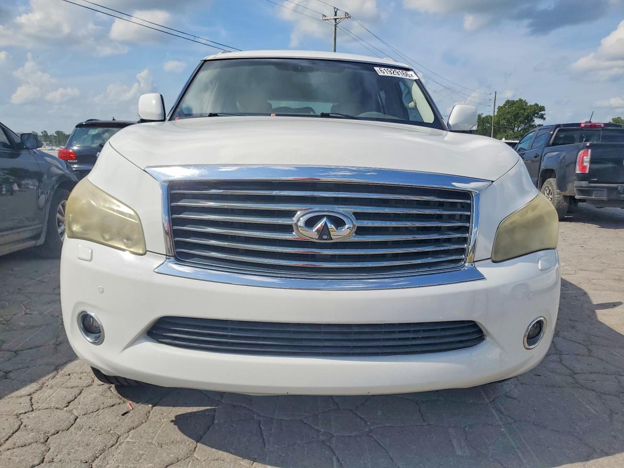 2012 Infiniti Qx56 Base Белый vin: JN8AZ2NE7C9018218